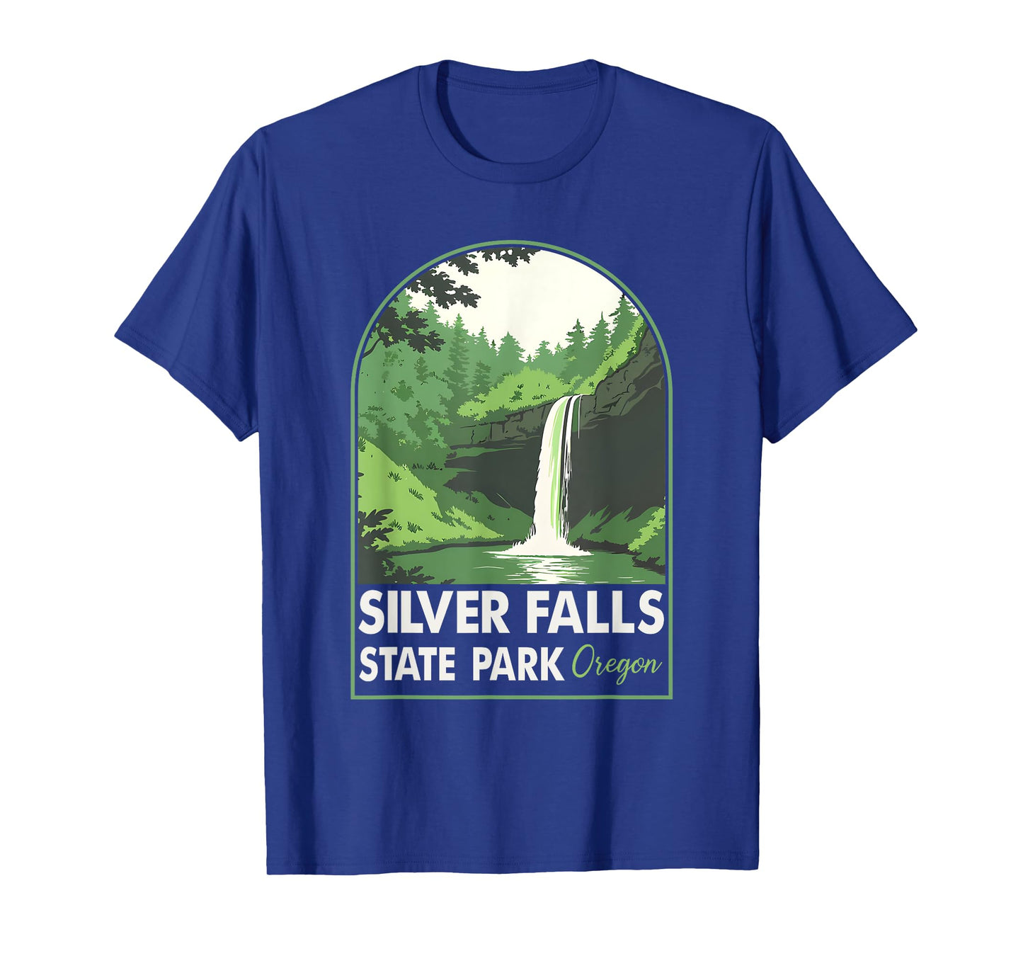 Silver Falls State Park Oregon Camping Hiking Outdoor T-Shirt