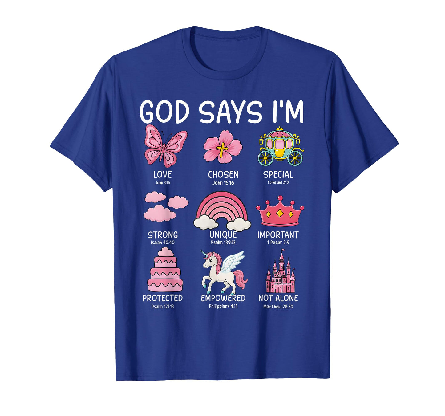 Christian God Say I Am Princess Cute Jesus Teen Girl Toddler T-Shirt