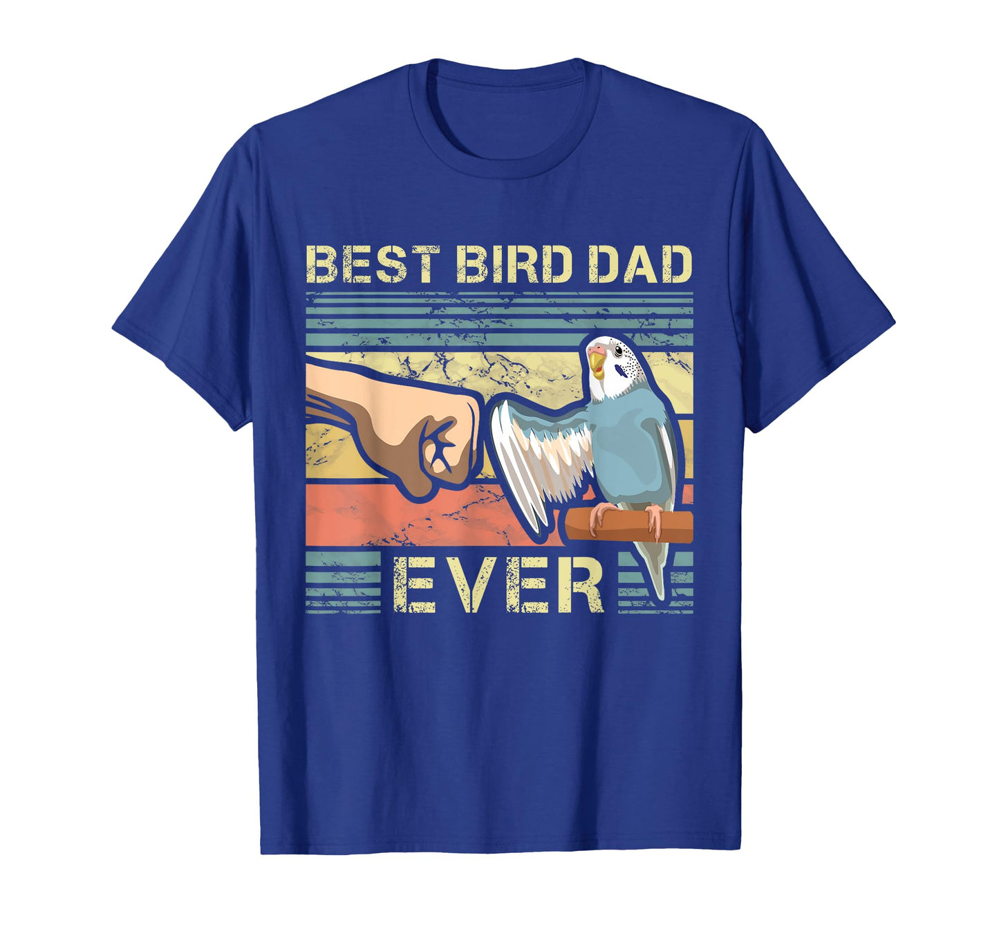 Budgie Dad Bird Lover Father Animal Enthusiast Bird Guy T-Shirt