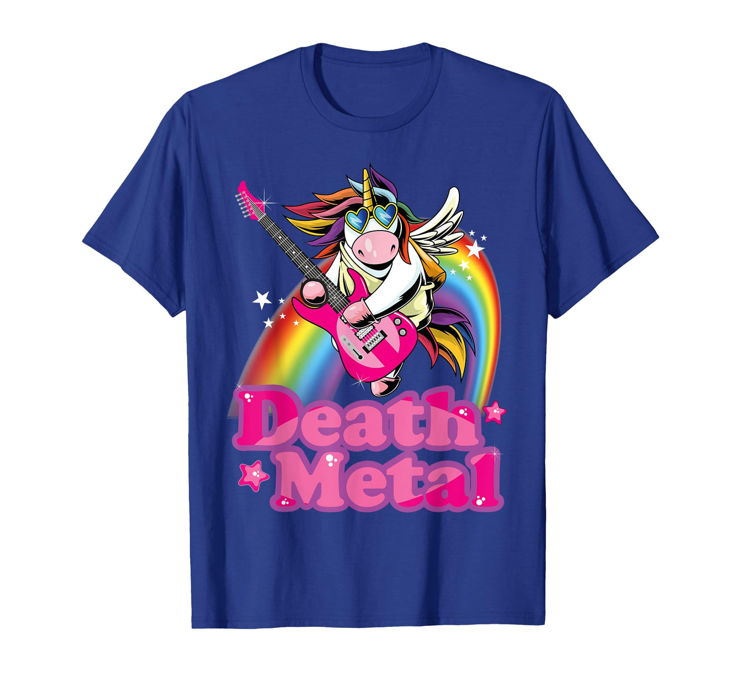 Cute Death Metal Heavy Metal Unicorn T-Shirt
