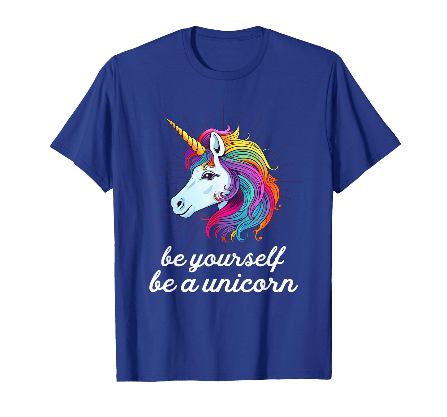 Be Yourself Be A Unicorn Rainbow LGBTQ Pride T-Shirt