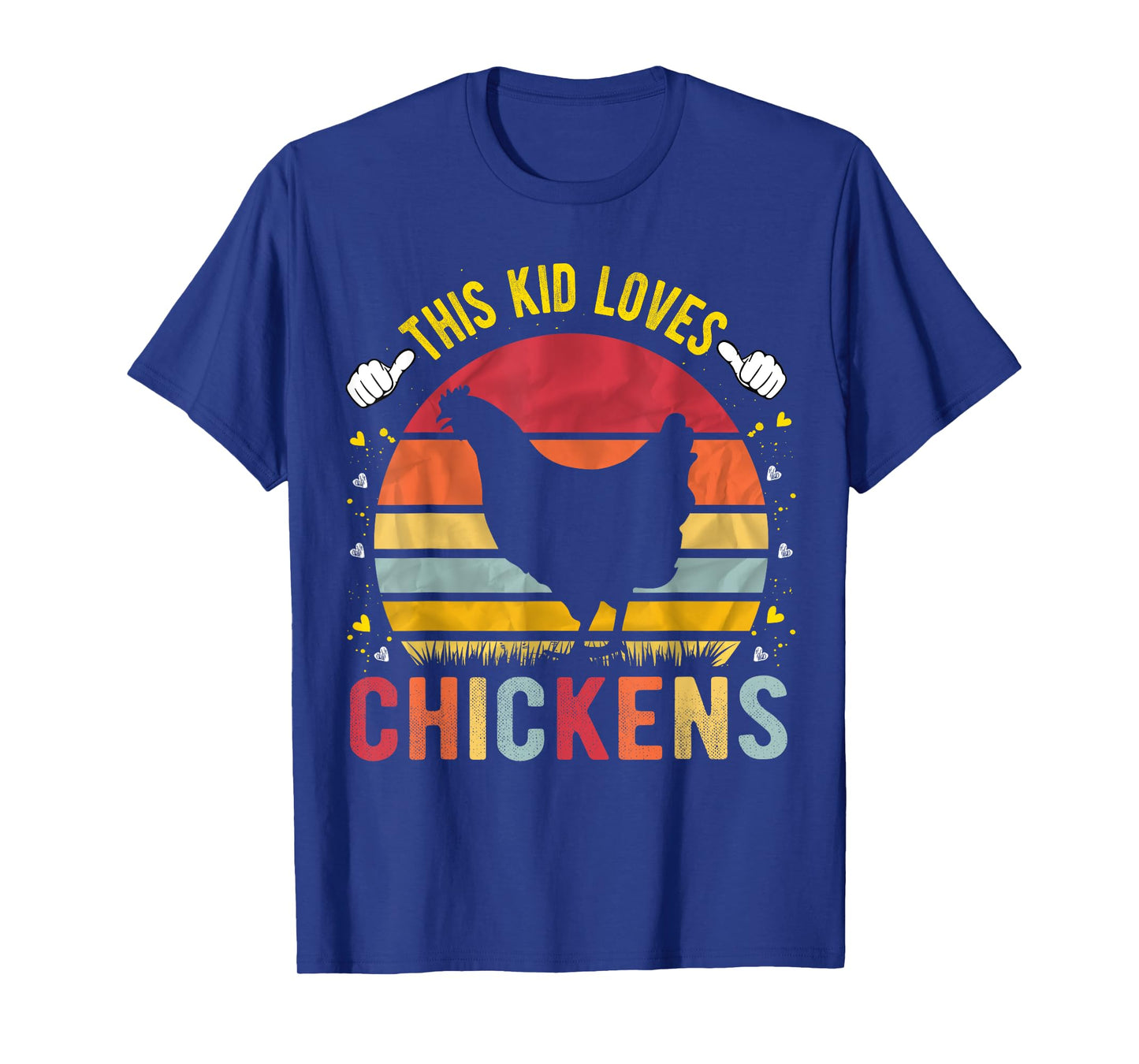 This Kid Loves Chickens Boys and Girls Chicken Gift T-Shirt