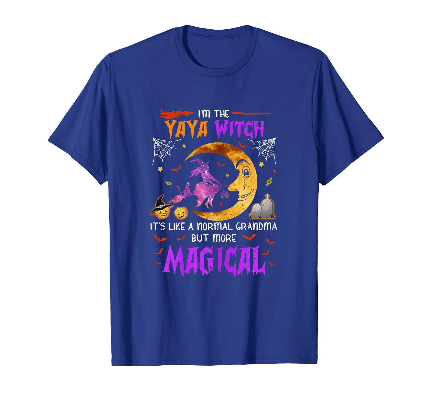 I'm Yaya Witch Greek Grandma Magical Halloween T-Shirt