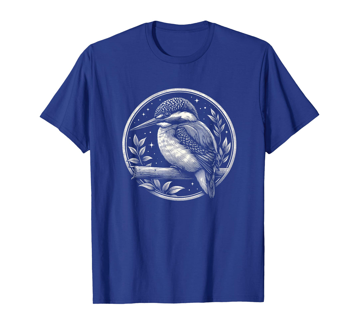 Kingfisher Birding Graphic Art Design T-Shirt