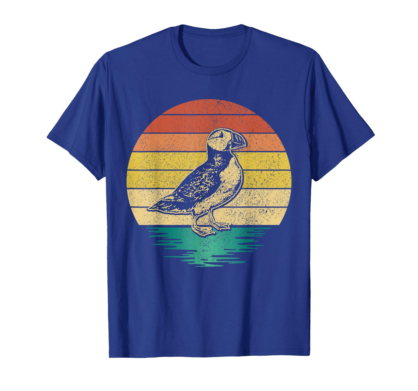 Puffin Bird Vintage Iceland Funny Puffin T-Shirt