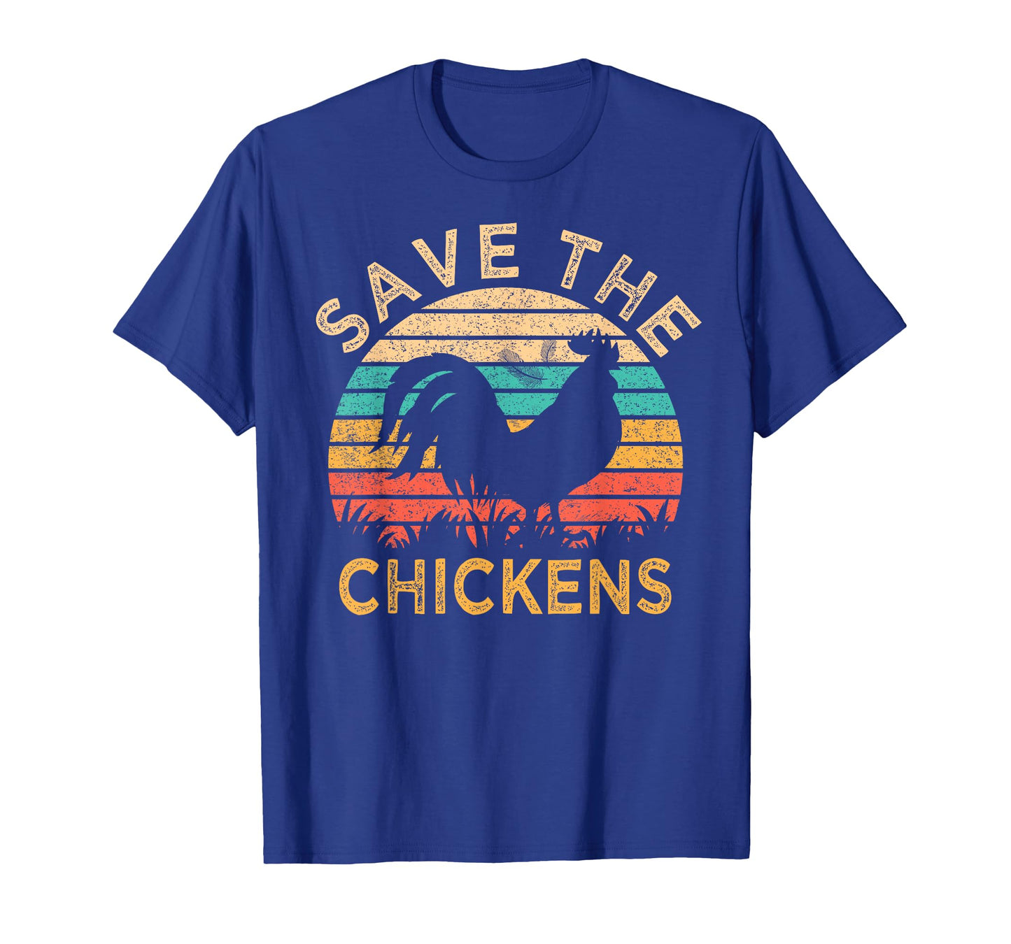 Save The Chickens Funny Vegetarian Vegan Chicken Lover T-Shirt
