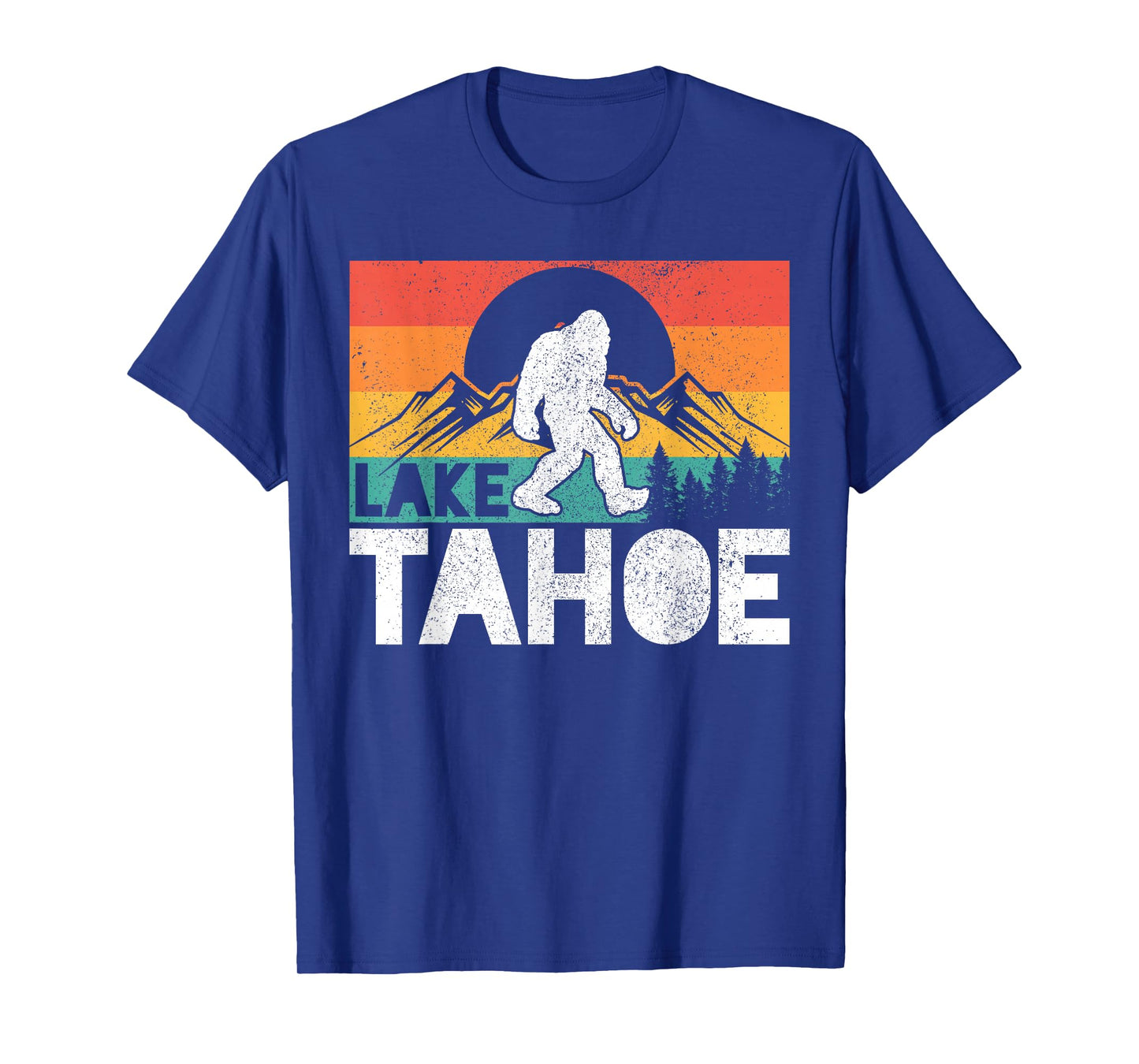 Lake Tahoe California Bigfoot Vintage America California T-Shirt