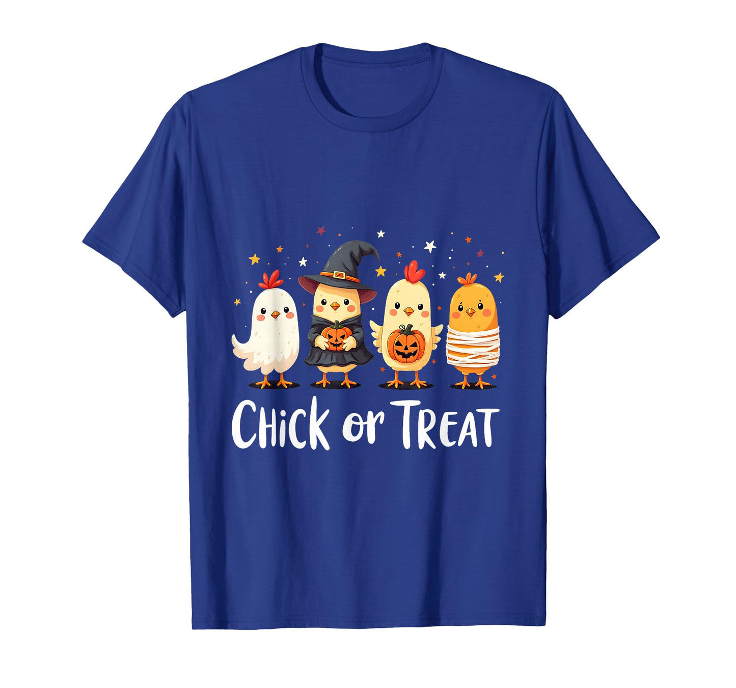 Chick or Treat Cute Chicken Halloween Costume Design T-Shirt