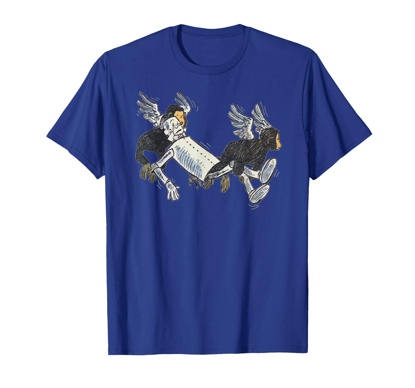 Retro Tin Man Shirt Art-Tinman Wizard Of OZ Flying Monkeys T-Shirt