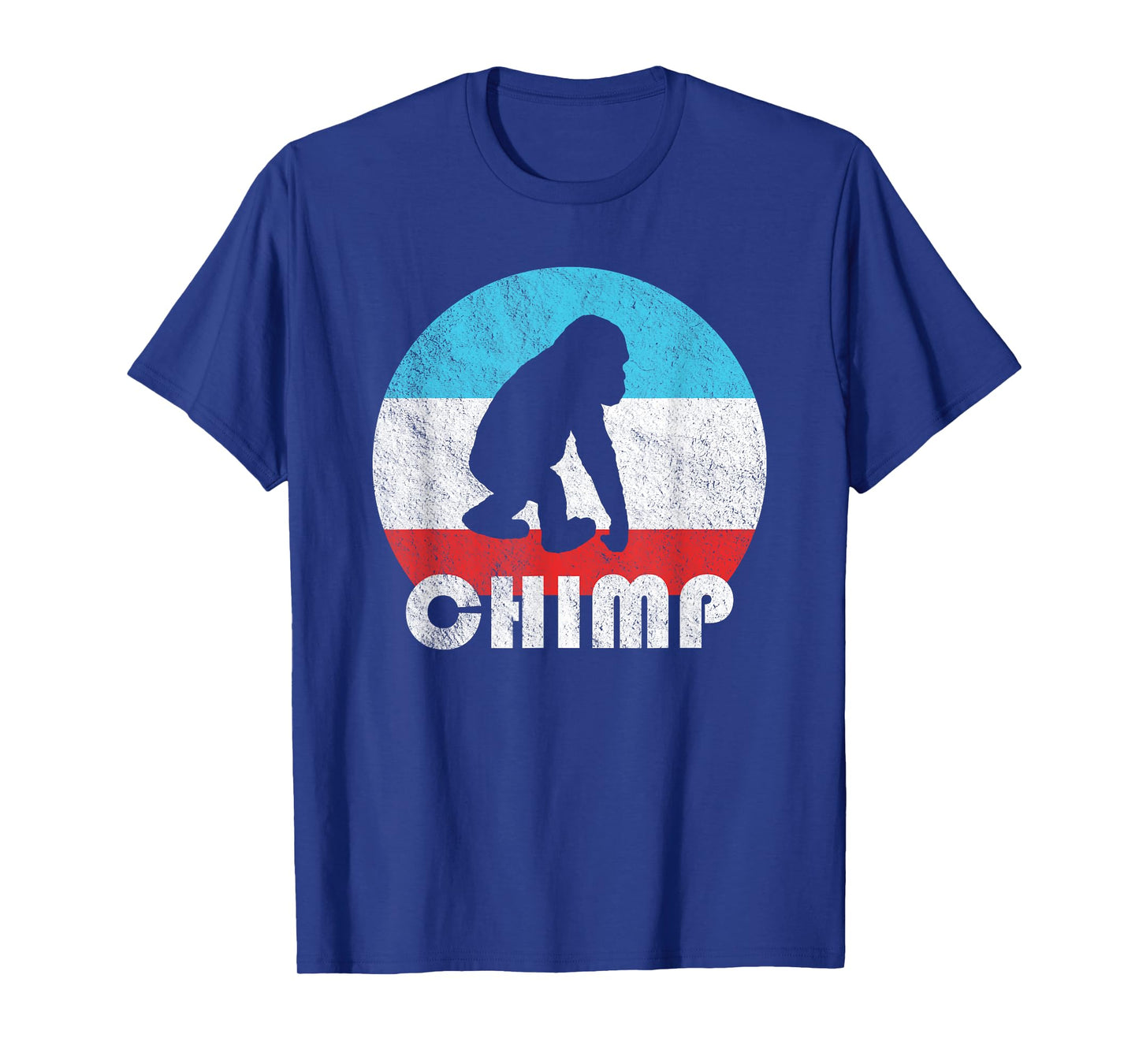Baby Chimpanzee Chimp Vintage Retro Silhouette Gift T-Shirt