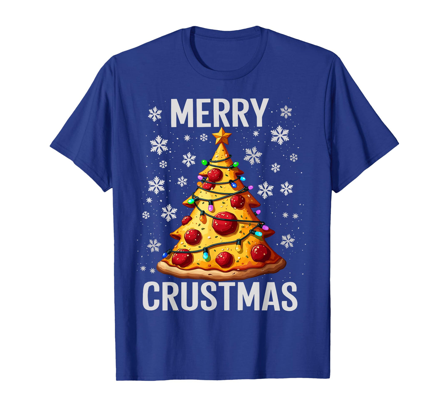 Merry Crustmas Pizza Christmas Xmas T-Shirt