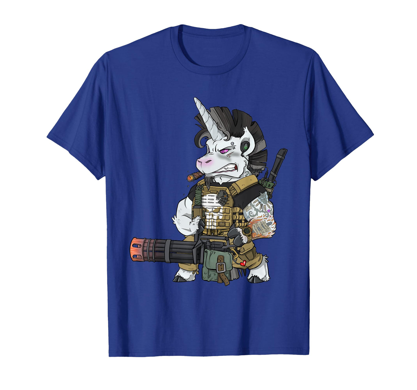 Tactical Unicorn Soldier Patriot Veteran T-Shirt