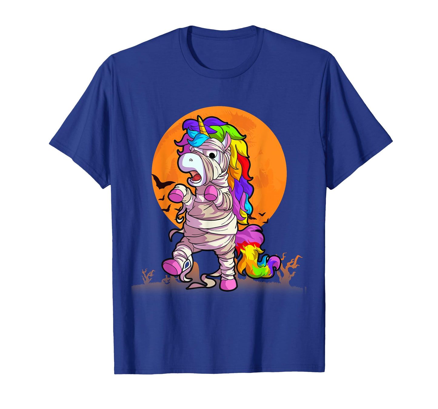 Mummy Unicorn Halloween Girls Unicorn Halloween T-Shirt