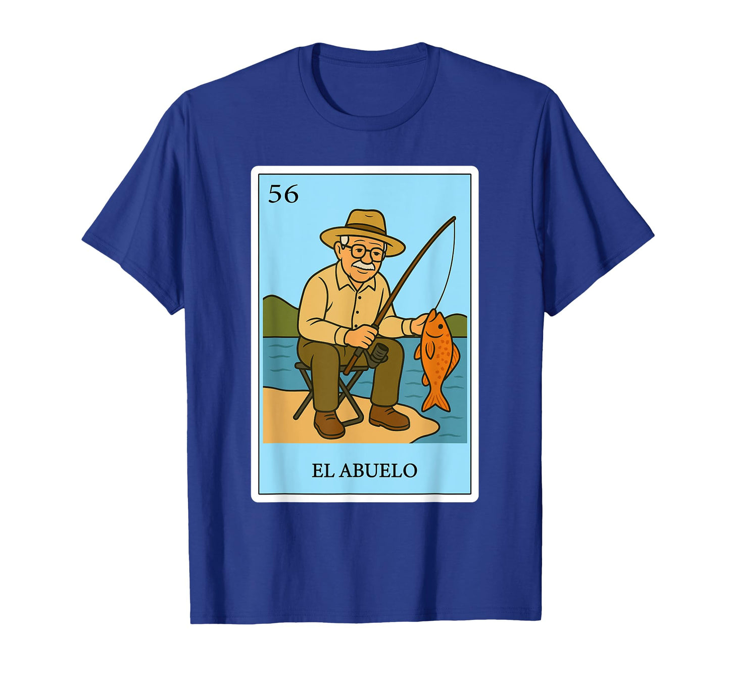 El Abuelo Fisherman | Spanish-Mexican Bingo Gifts for Abuela T-Shirt