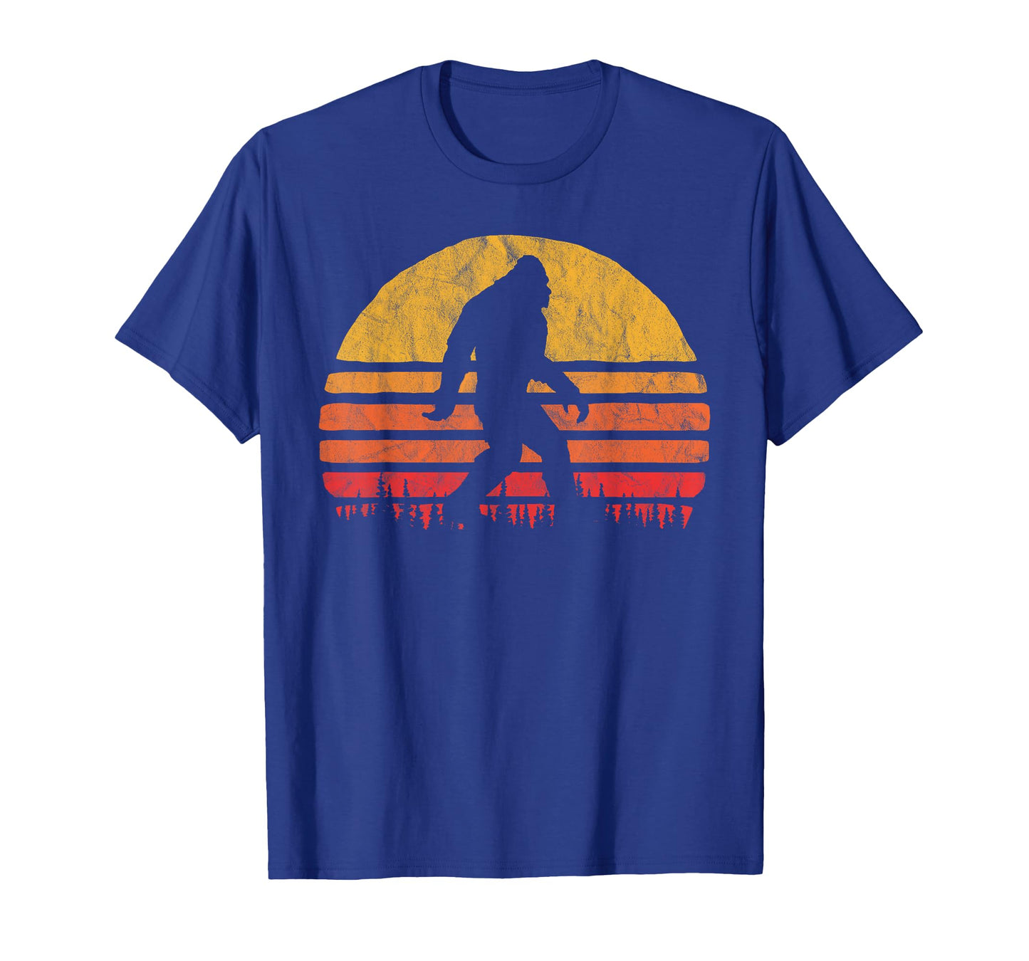 Retro Bigfoot Silhouette Sun Believe! Original 80's Graphic T-Shirt
