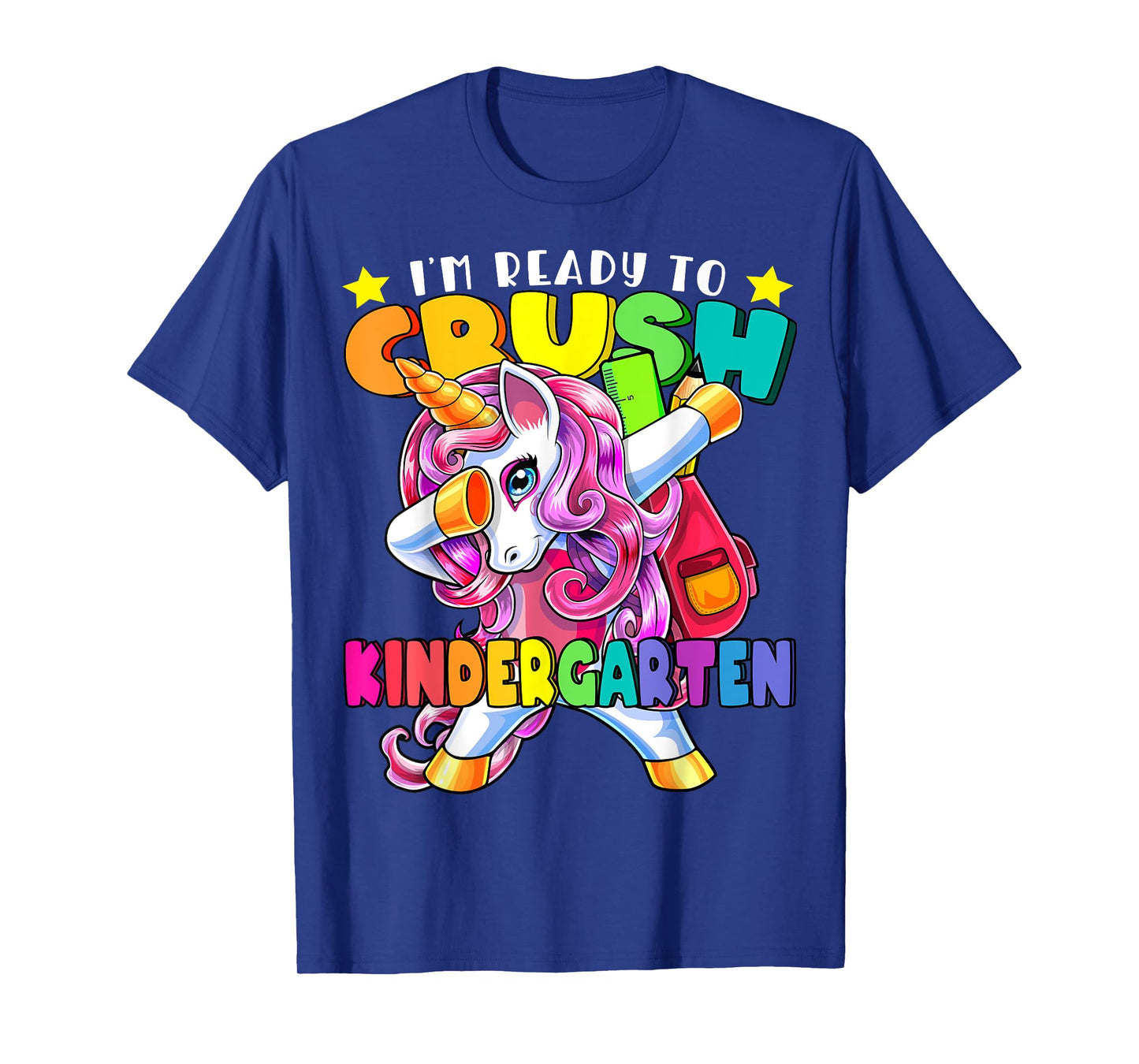 Kindergarten Dabbing Unicorn Back to School Girls Gift T-Shirt