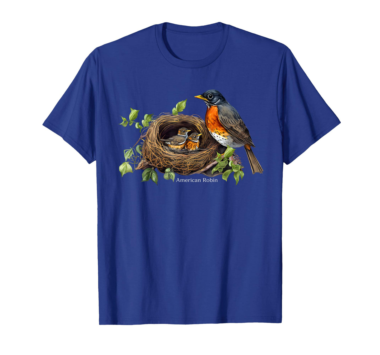 Backyard Bird Watching Watchers American Robin Birder T-Shirt
