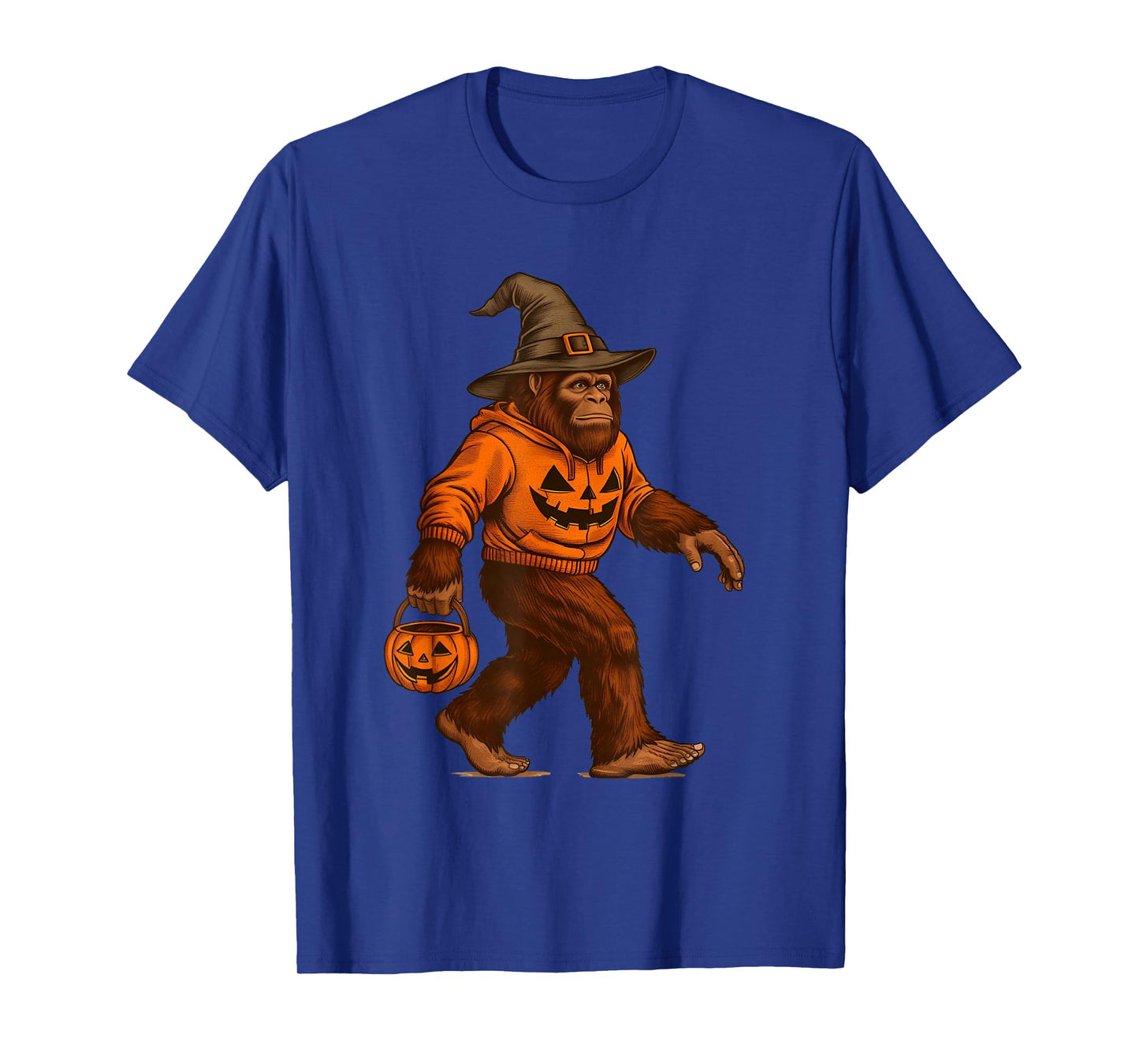 Bigfoot Halloween Trick Or Treat Sasquatch Costume Men Women T-Shirt