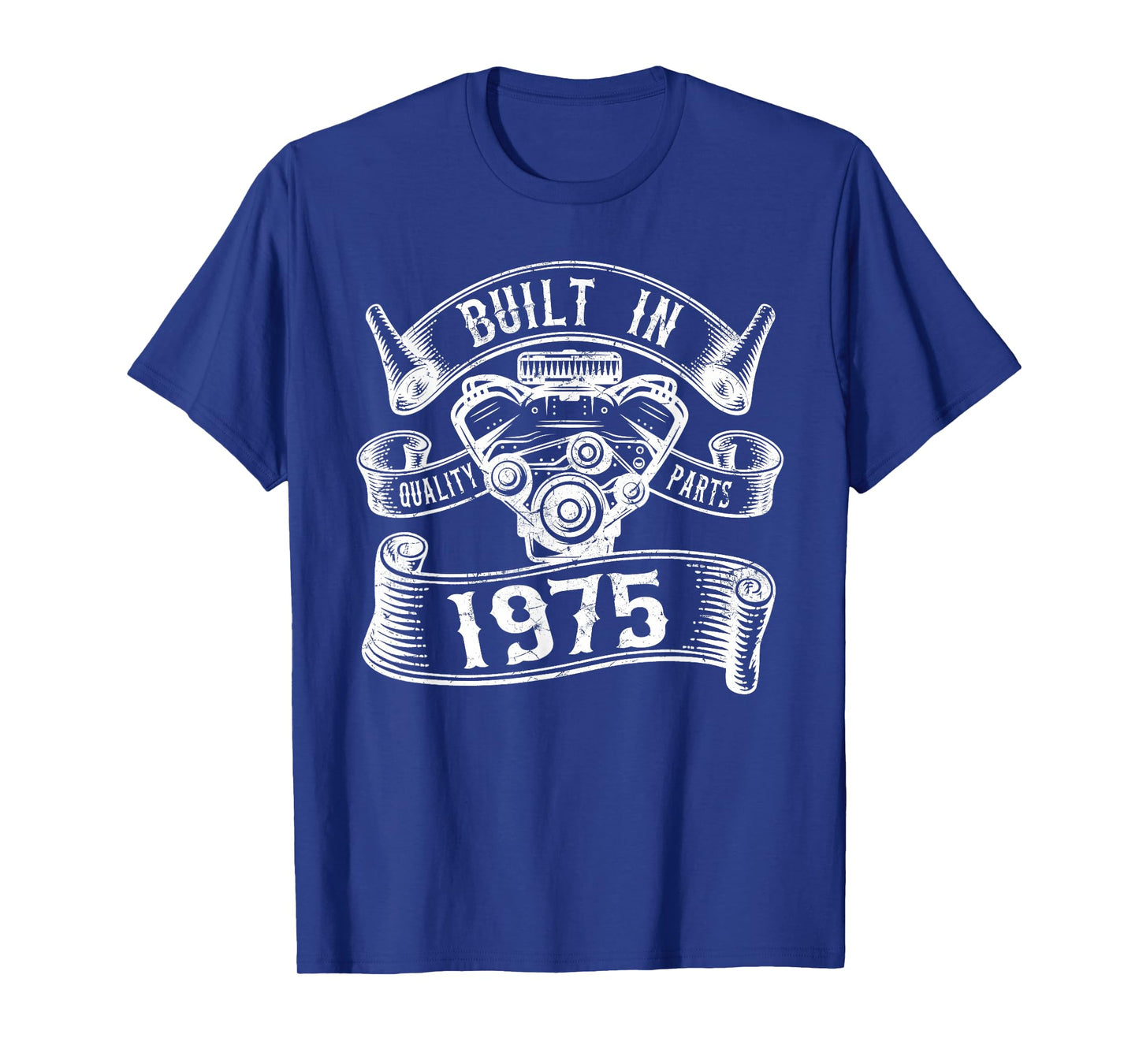 Vintage Built In 1975 Engine, Born in 1975 Gifts Birthday T-Shirt