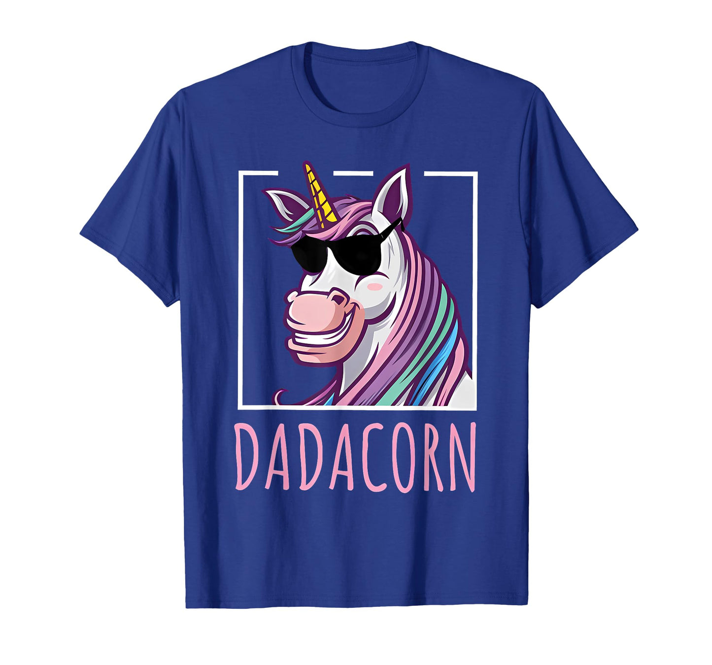 Fathers Day Gift Unicorn Dad Shirt Funny Dadacorn Men T-Shirt