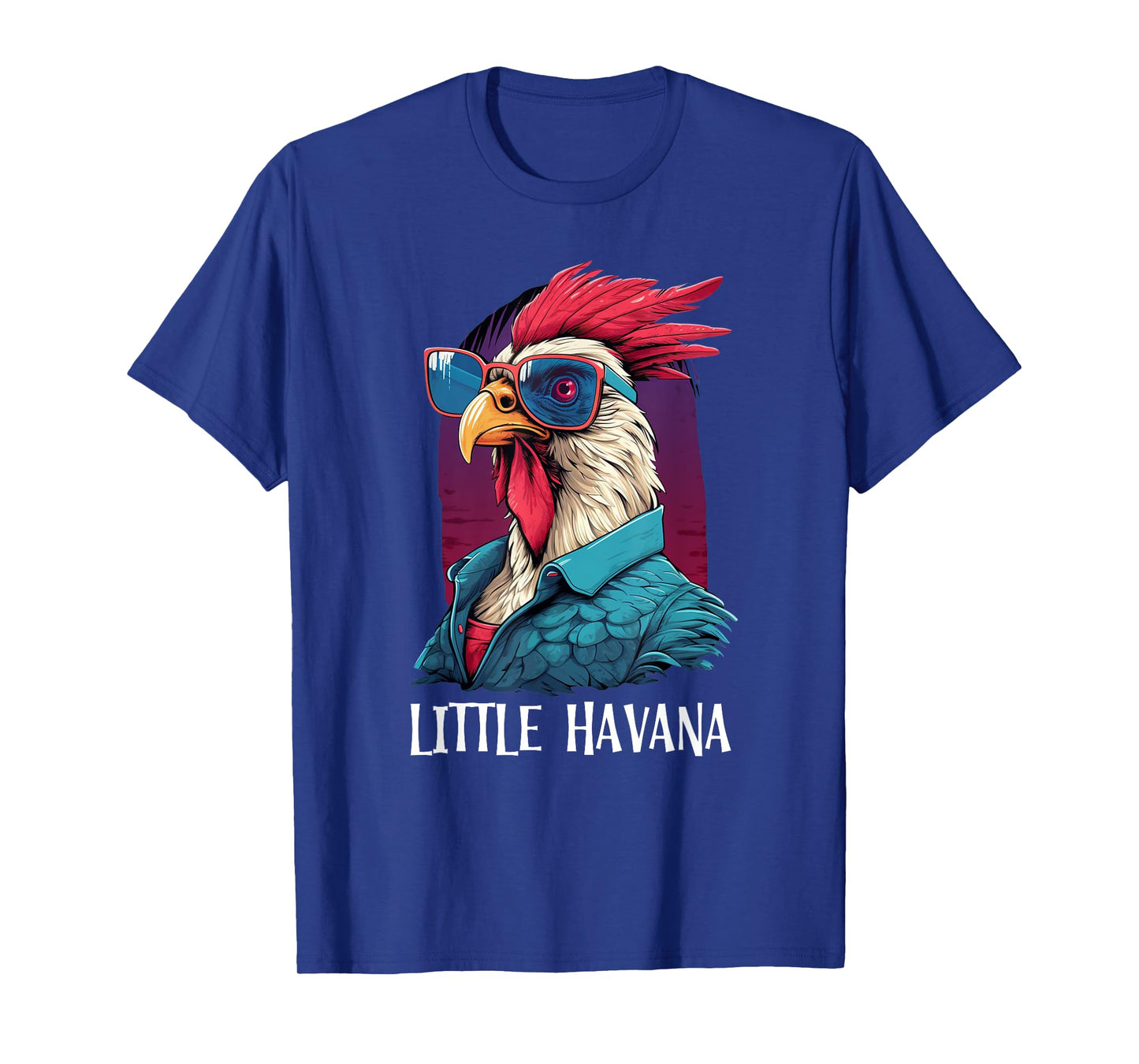 Little Havana Cuban Style, Funny Rooster 305 Miami Souvenir T-Shirt