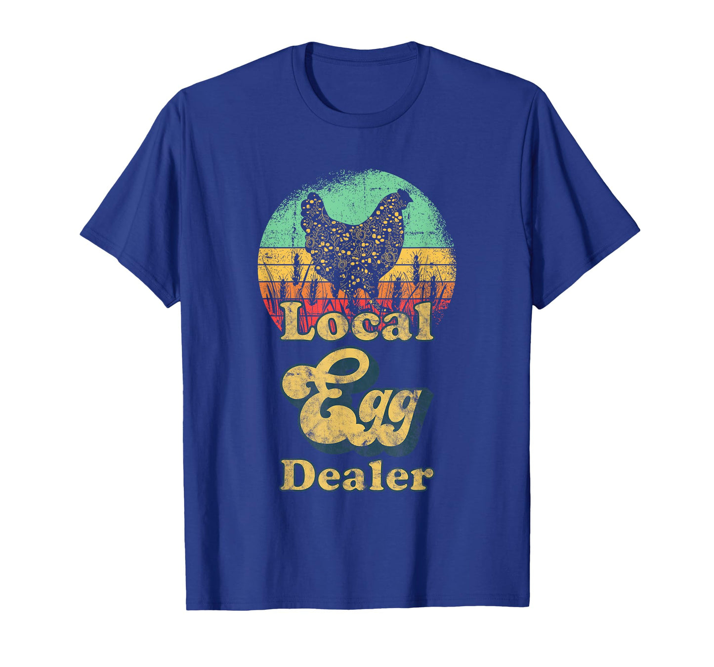 Local Egg Dealer Retro Local Egg Chicken Seller T-Shirt