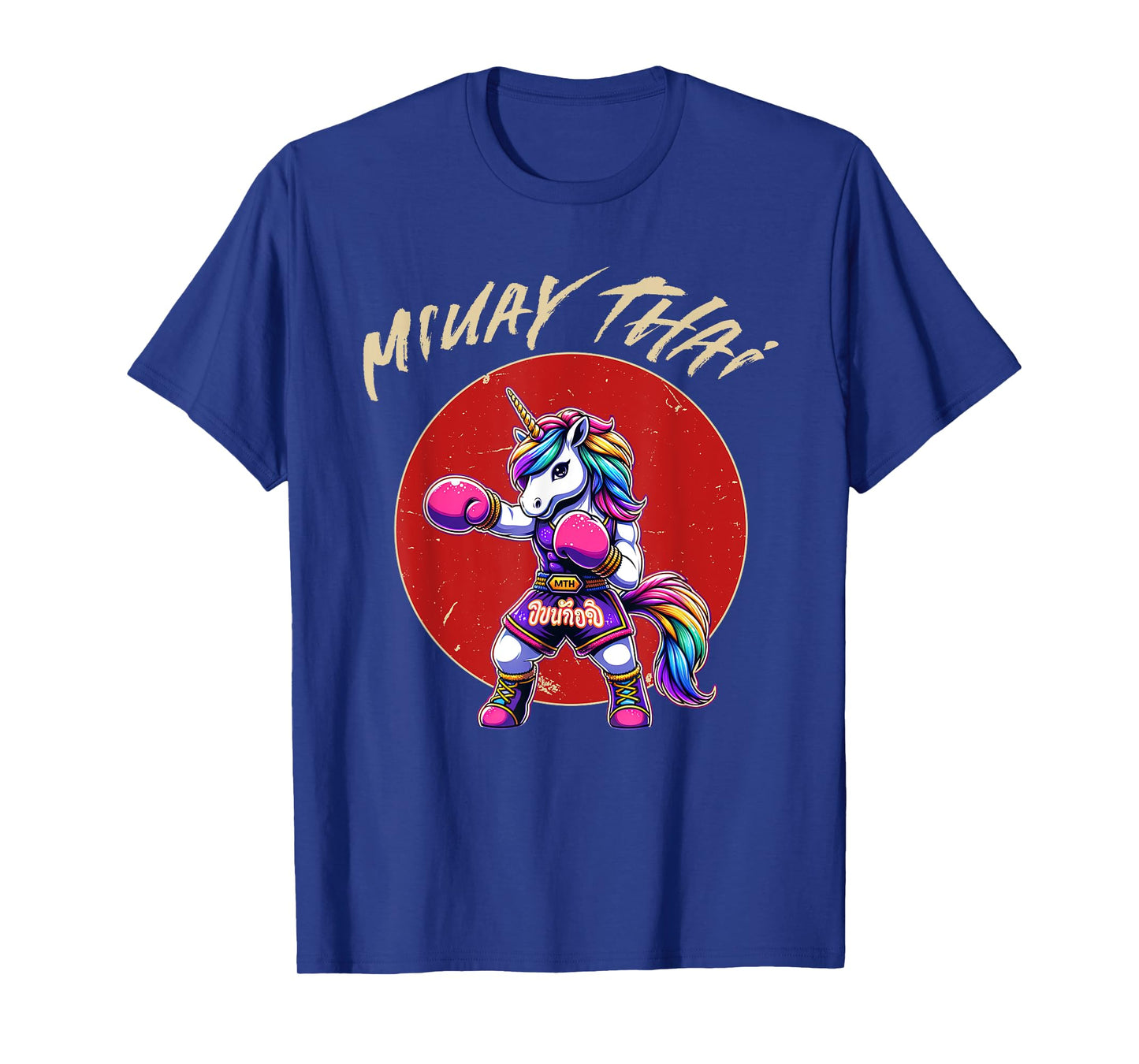 Muay Thai and Thai Boxing Unicorn T-Shirt