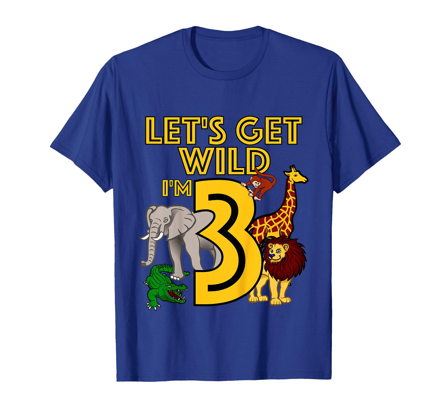 3 Year Old Zoo Birthday Shirt Safari Jungle Animal 3rd Gift T-Shirt