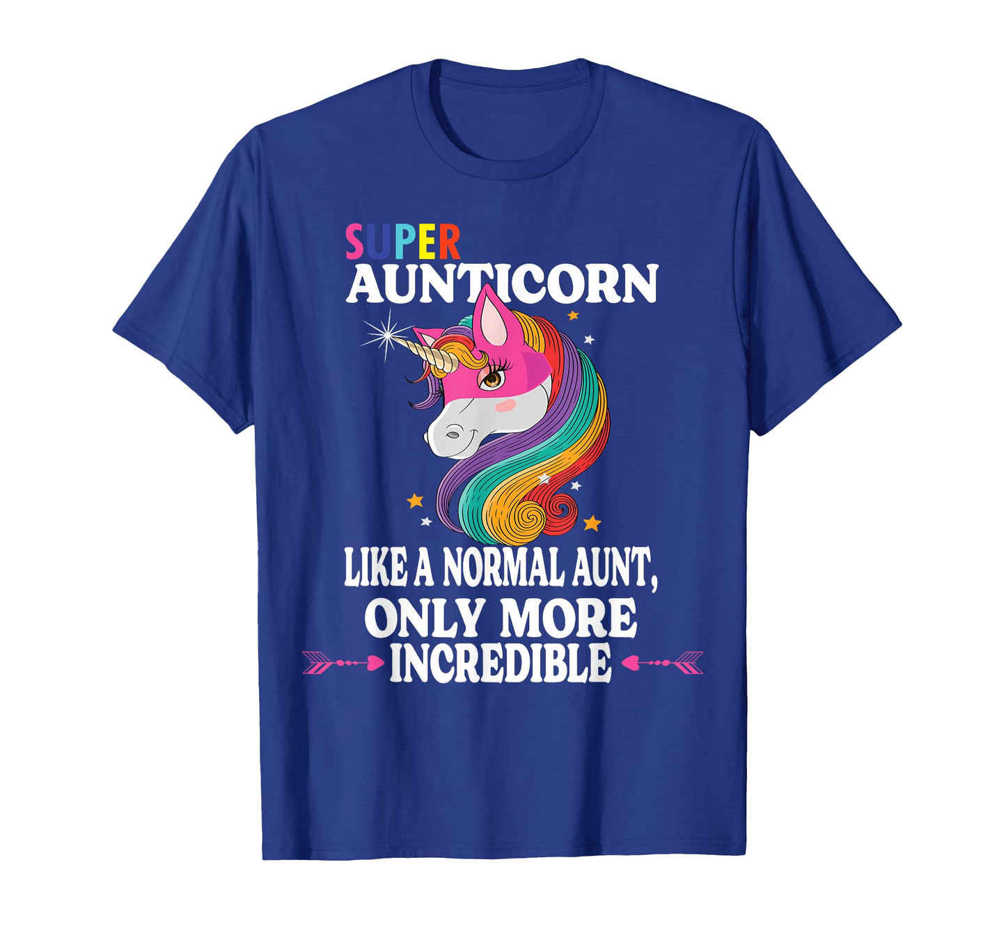 Kawaii Unicorn Outfit Cute Aunt Auntie Stuff Super Aunticorn T-Shirt