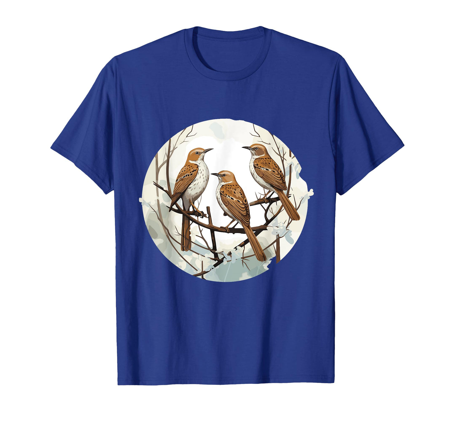 Brown Thrasher Geometric Patten Art,Cute Brown Thrasher Love T-Shirt