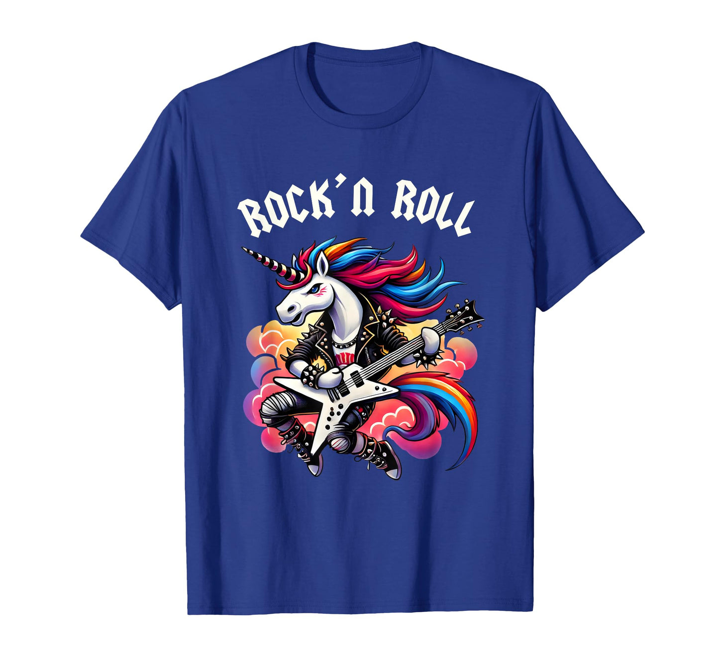 Rock'n Roll Boys Unicorn Rockstar, Punk Goth Band, Kids Boys T-Shirt