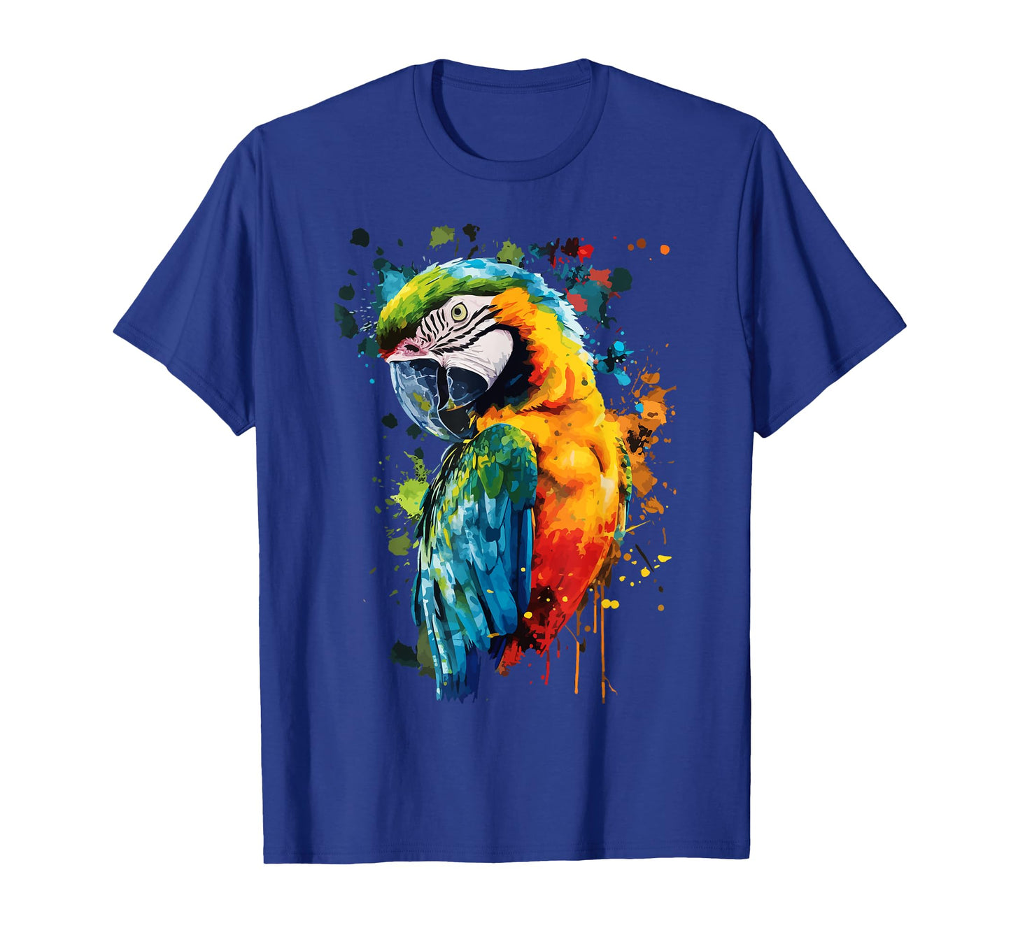 Colorful Parrot Watercolor T-Shirt