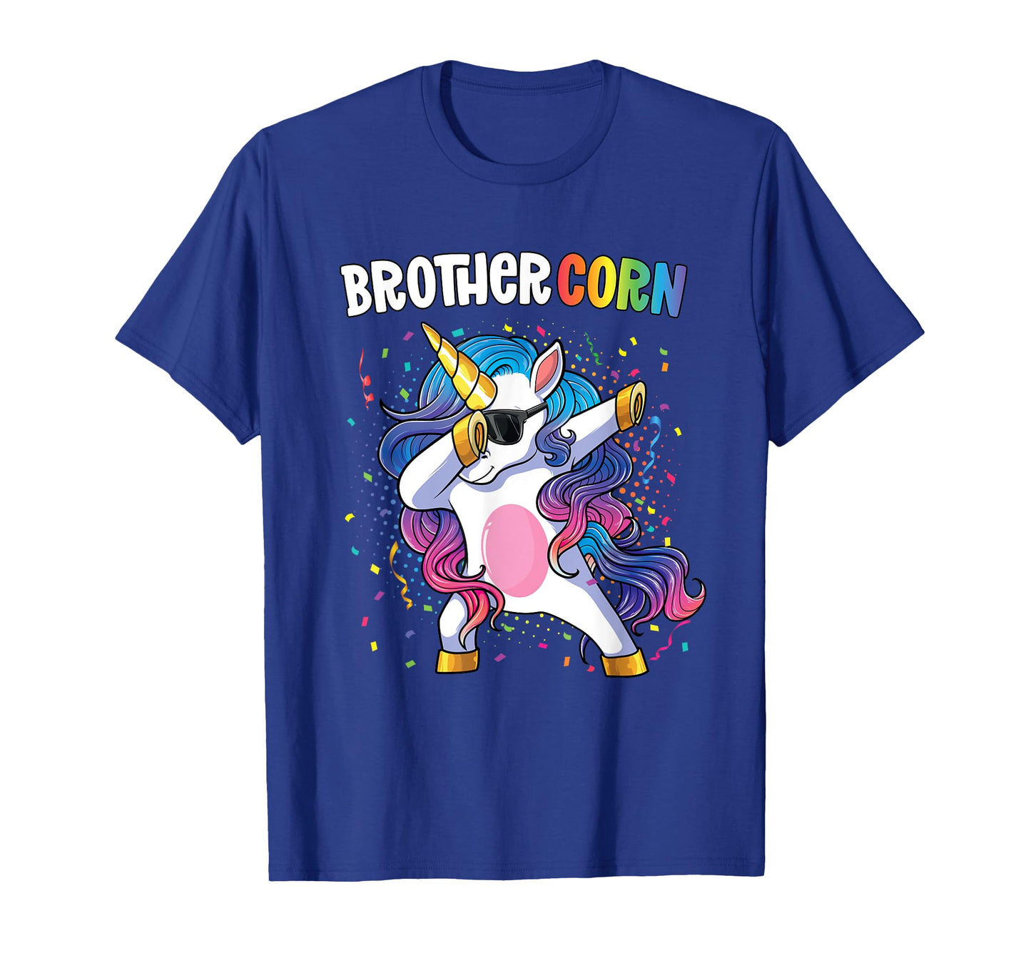 Brothercorn Boys Unicorn Birthday Dabbing Unicorn Brother T-Shirt