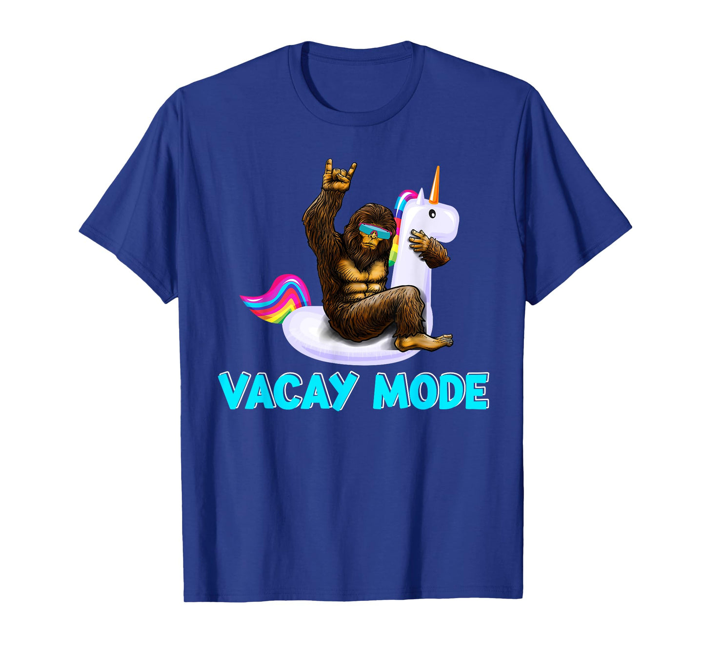 Trendy Vacation Outfit Pool Party Bigfoot Float Vacay Mode T-Shirt