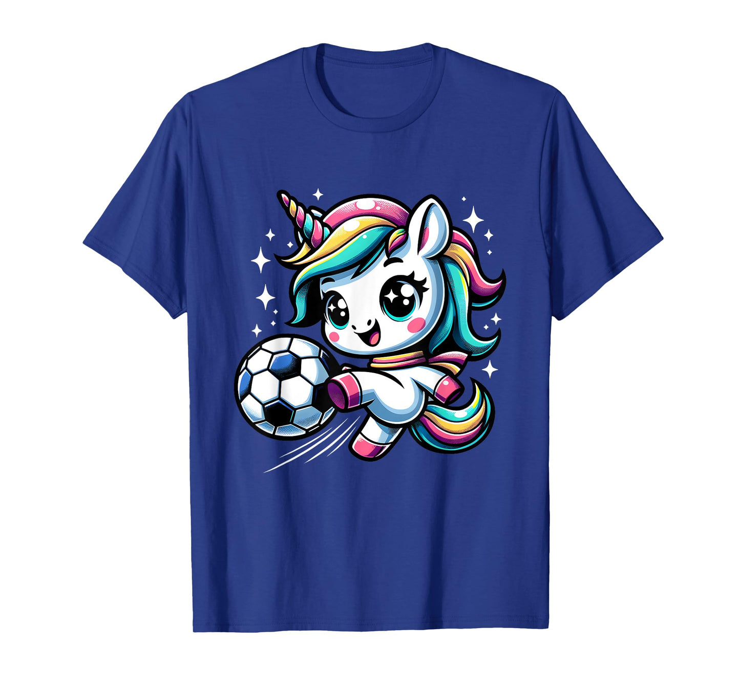 Cute Unicorn Playing Soccer T-Shirt