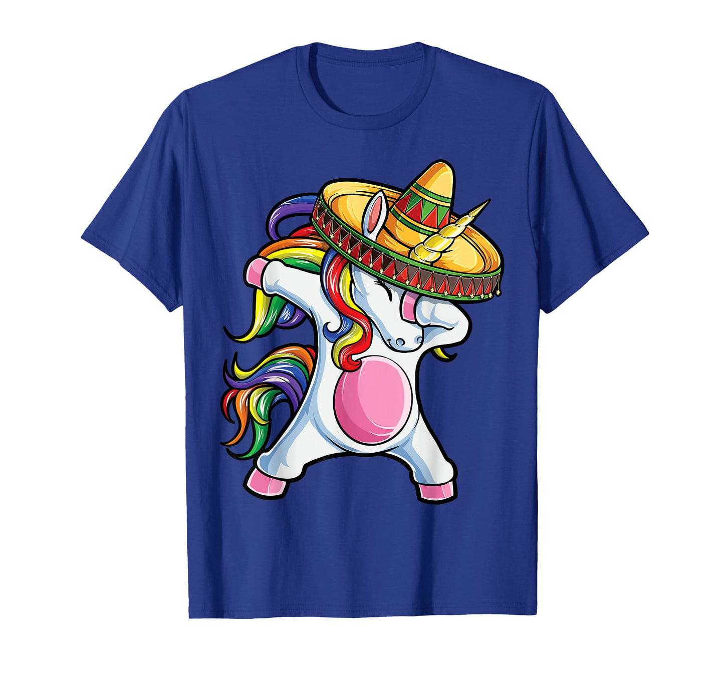 Dabbing Unicorn Shirt Cinco de Mayo Kids Girls Women Mexican T-Shirt