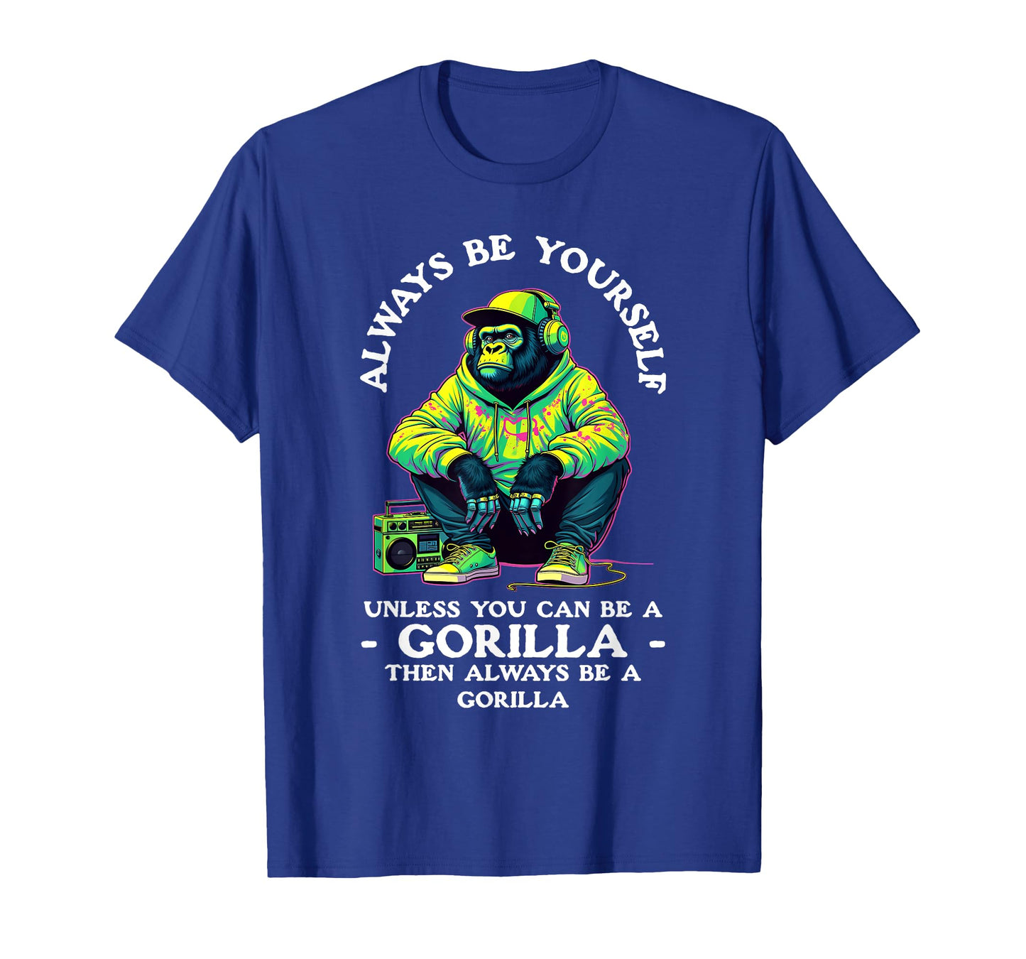 Funny Gorilla Art For Men Women Primate Animal Gorilla Lover T-Shirt
