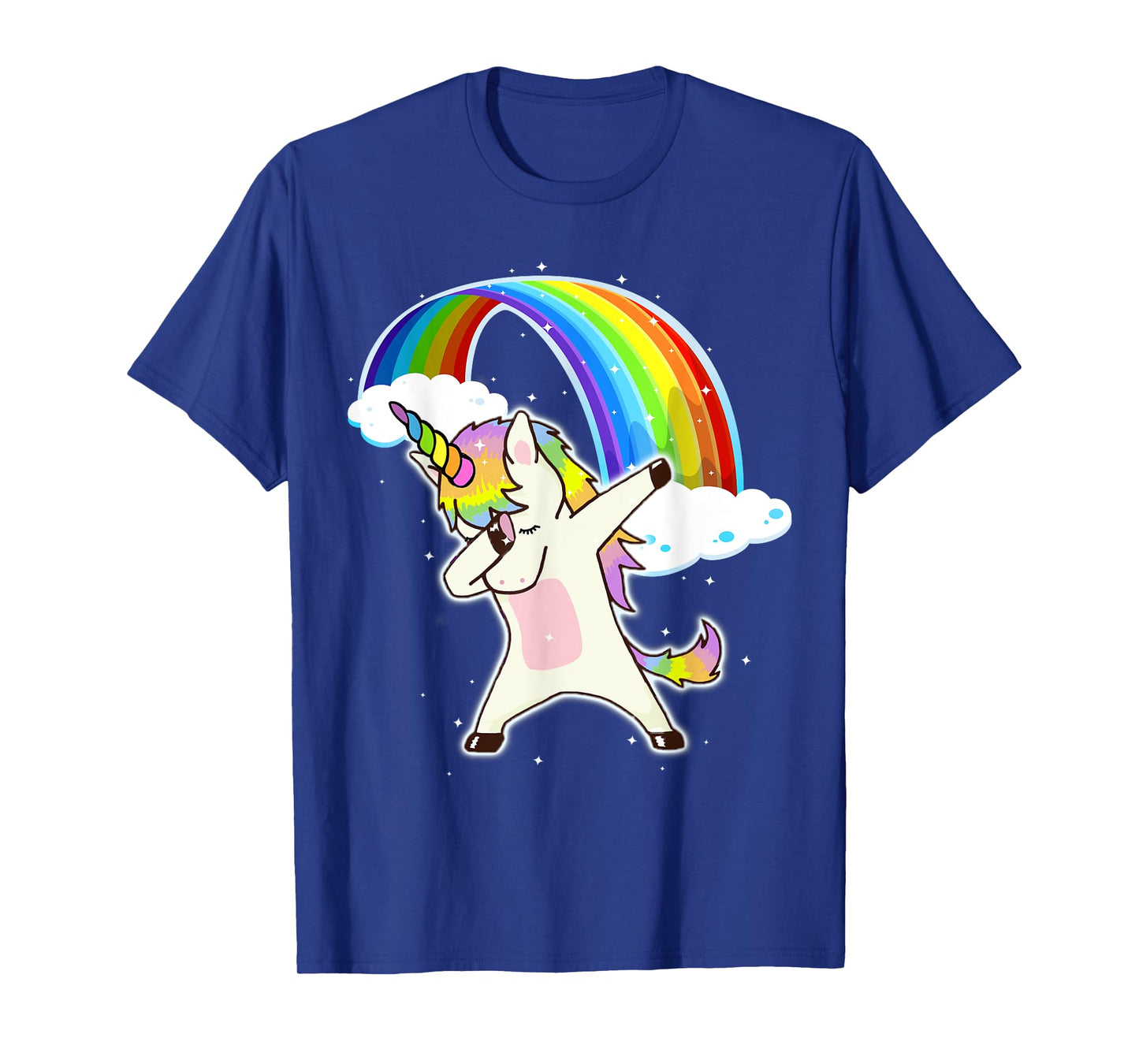 Dabbing Unicorn Rainbow T Shirt Unicorn Gift T-Shirt