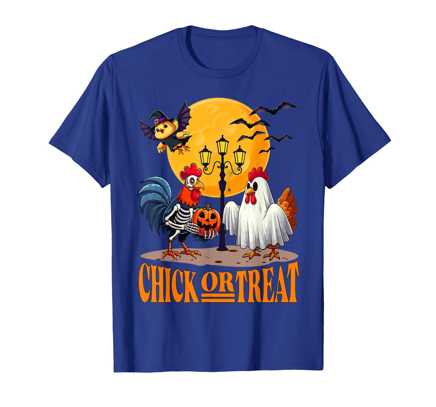 Skeleton Chicken Halloween Funny Spooky chicken Lovers T-Shirt