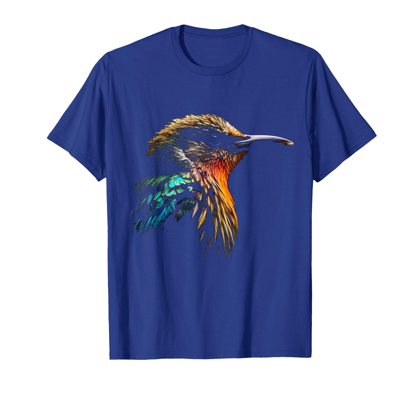 Bird Portrait Colourful Art Animal Motif Bird T-Shirt