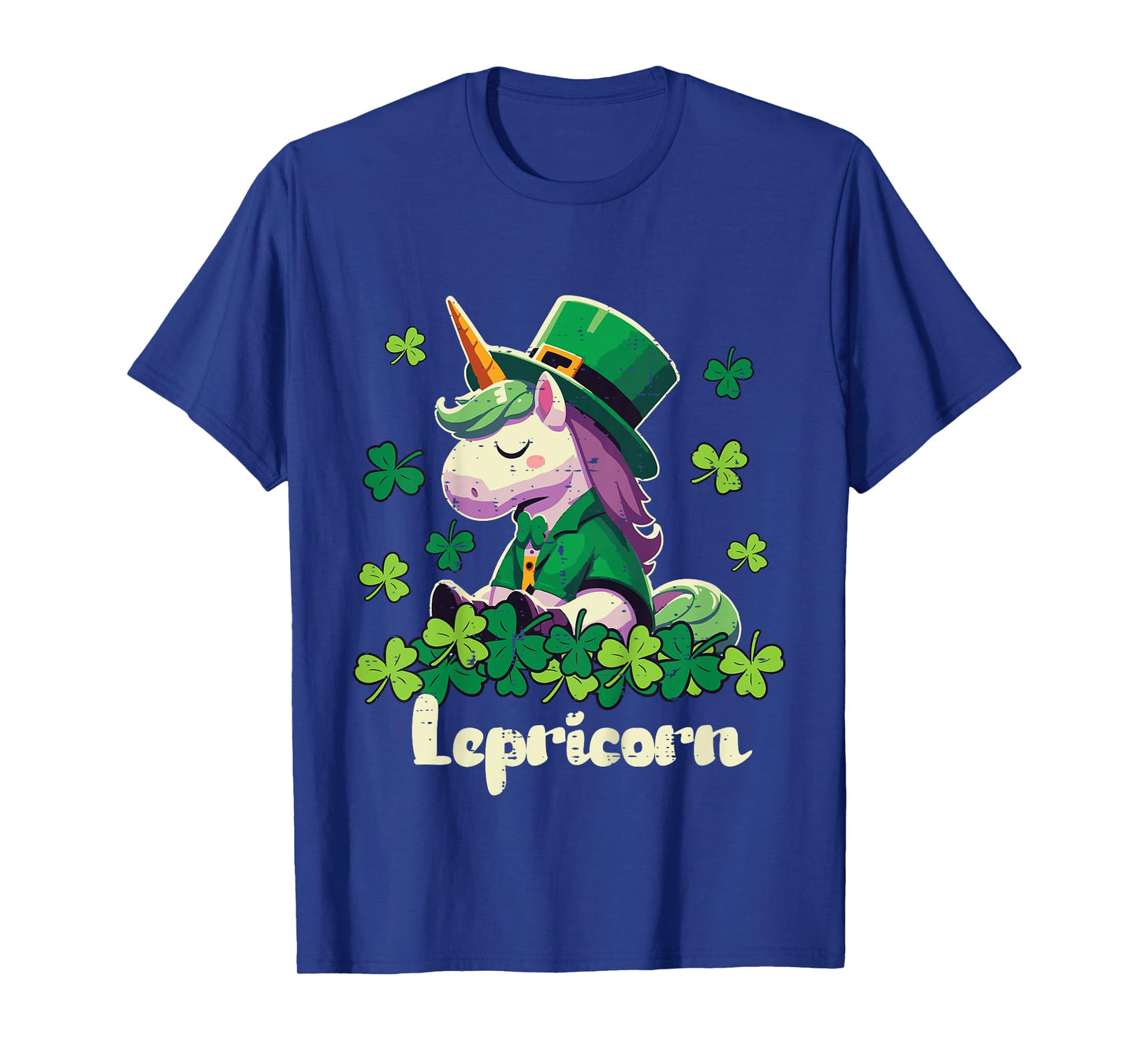 Kids St Patricks Day Unicorn Lepricorn Saint Pattys Girls Kids T-Shirt