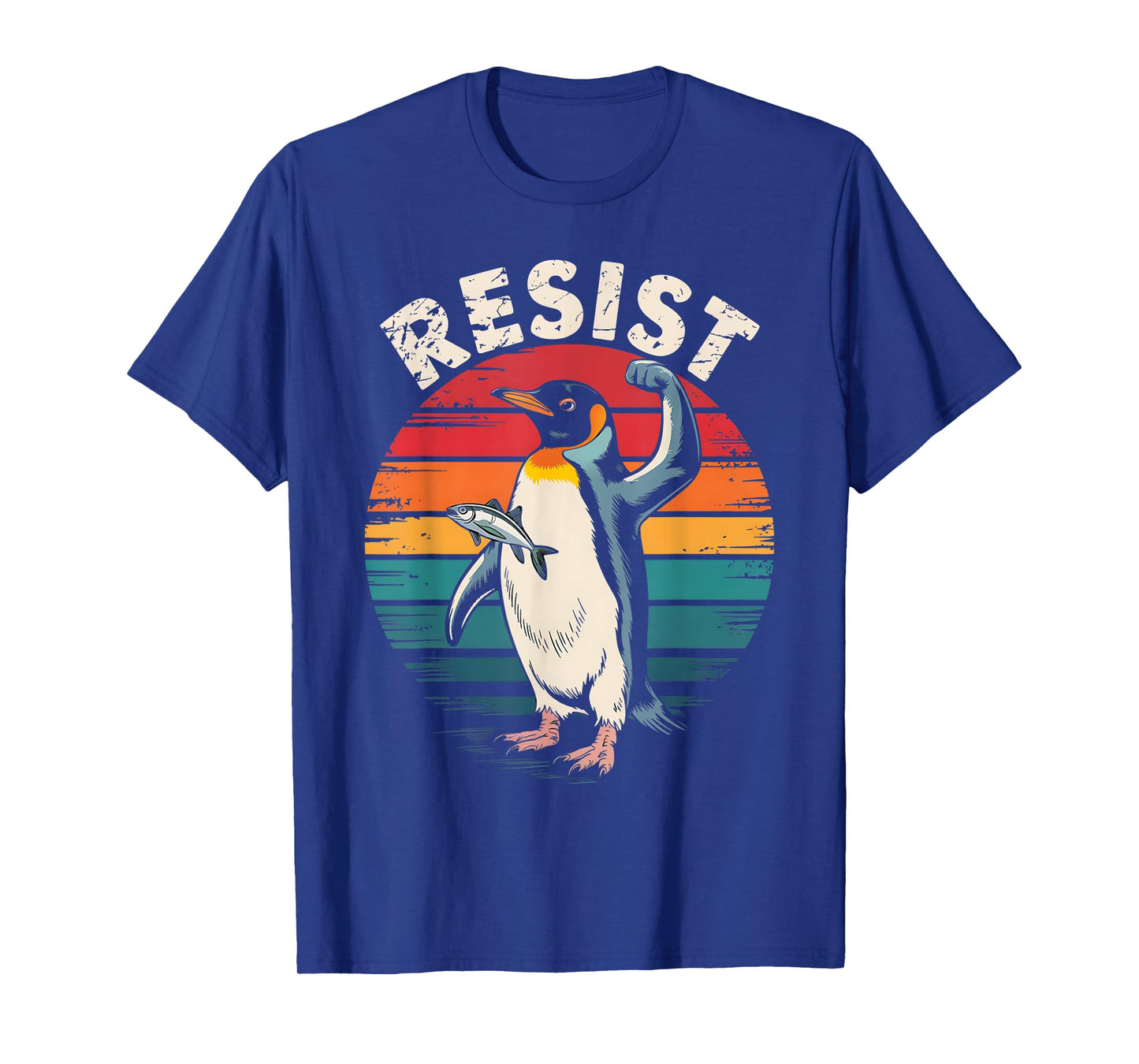 Funny Resist Penguin Activism Graphic We Stand With Penguins T-Shirt