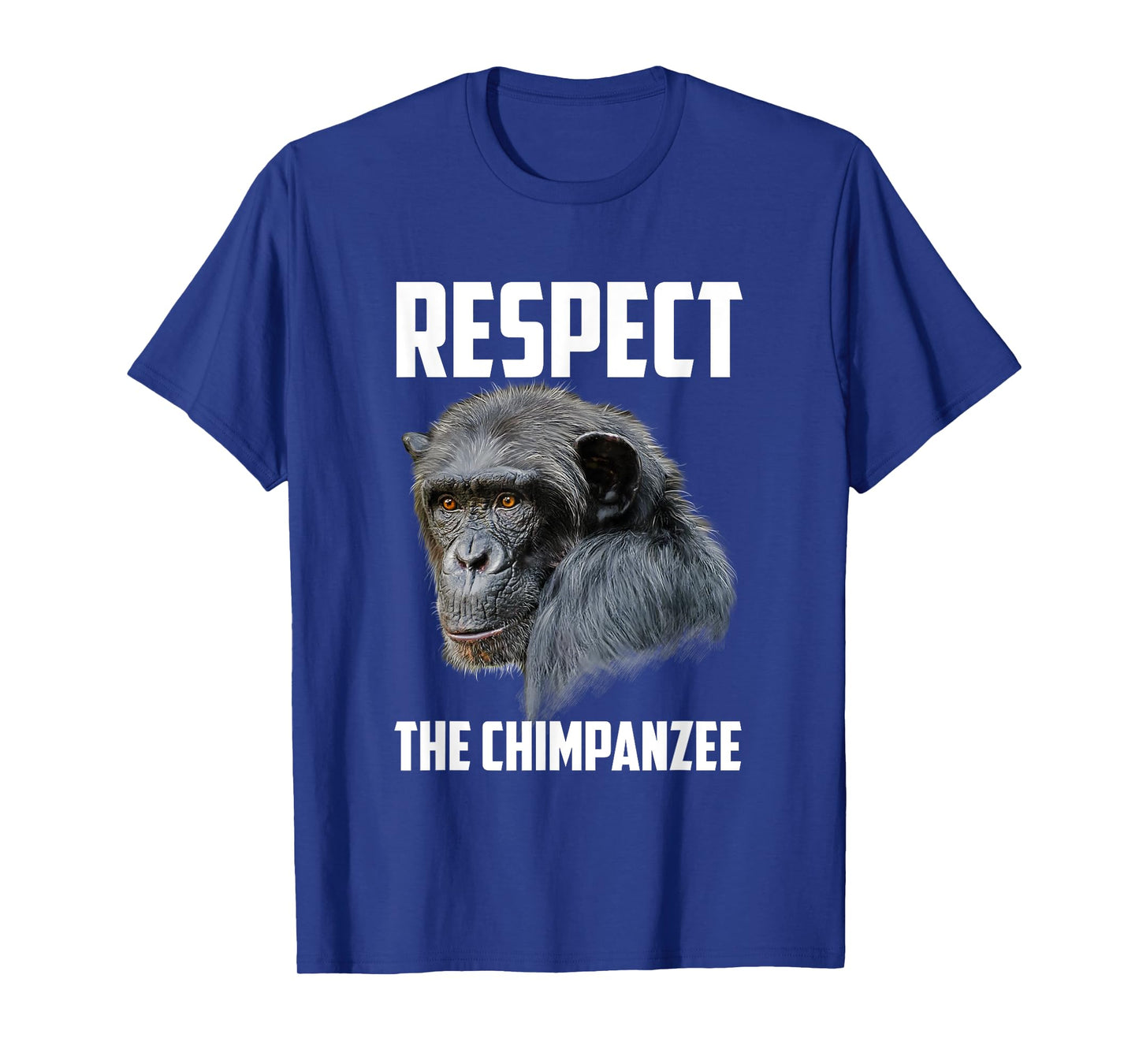 Respect Chimpanzee Art Monkey Chimp Ape Animal Lover Novelty T-Shirt