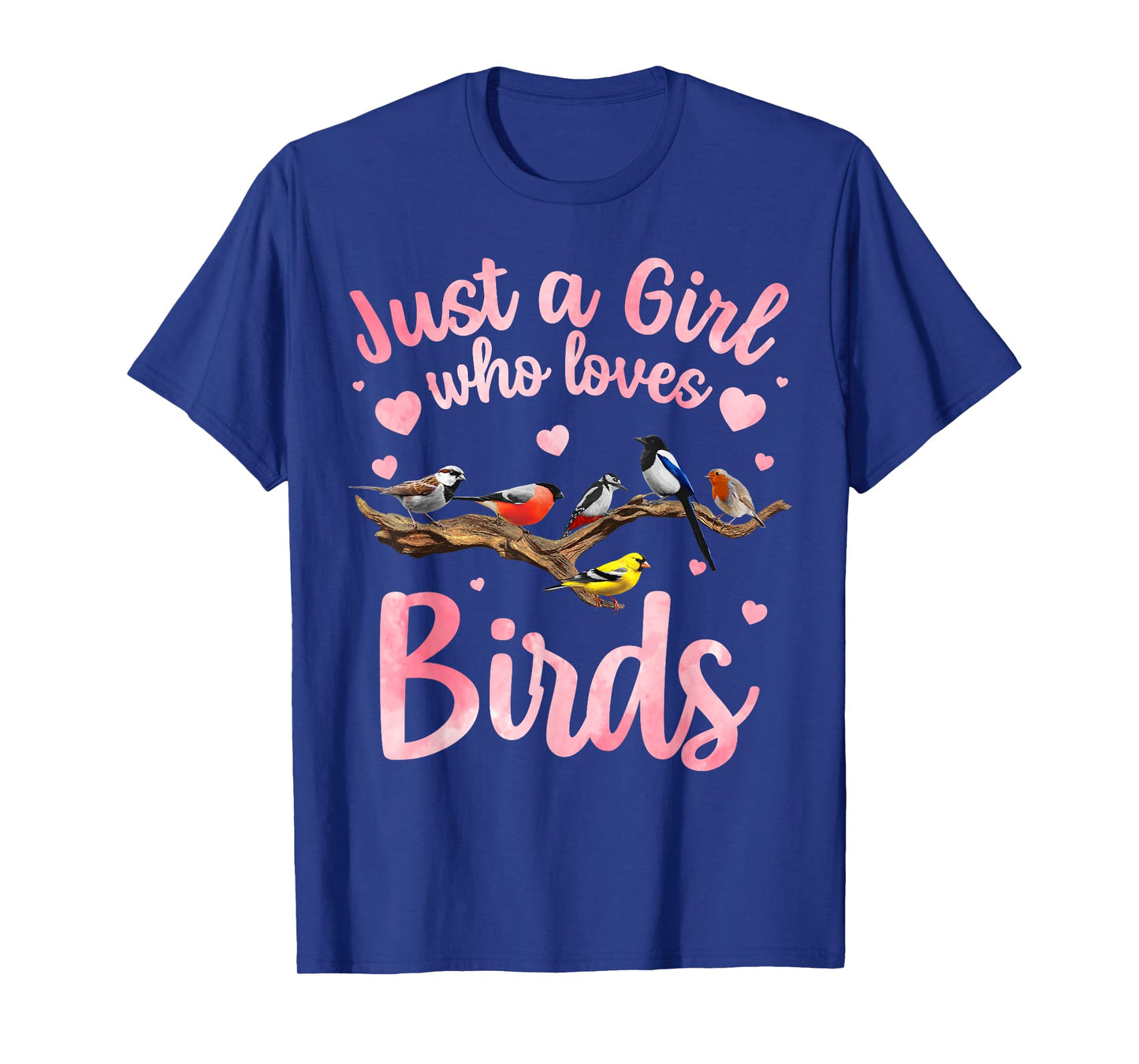 Cool Bird Watcher Art For Women Girls Birding Nerd Birder T-Shirt