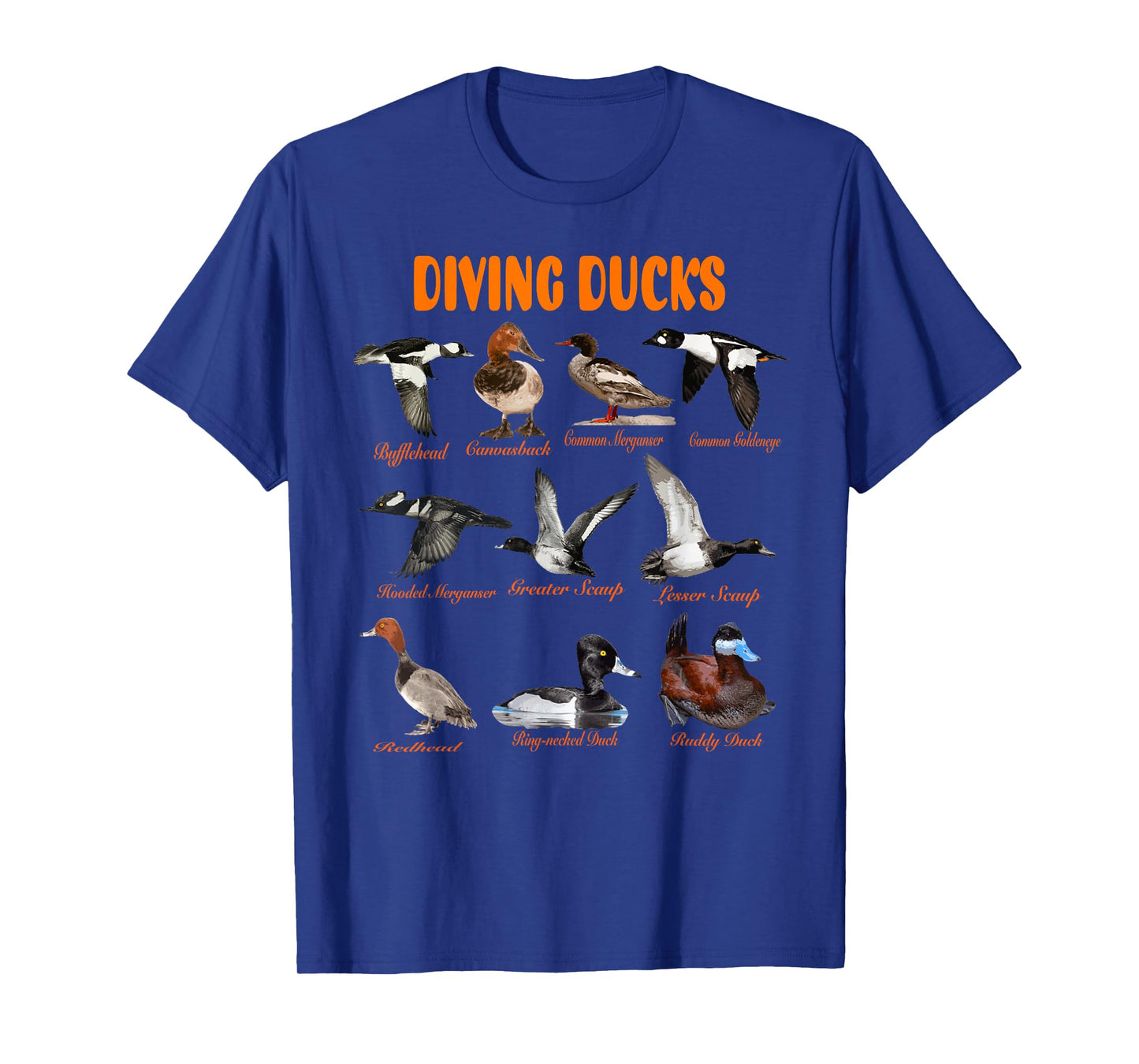 Diving Ducks Hunter Duck Hunting Trip Canvasback Merganser T-Shirt