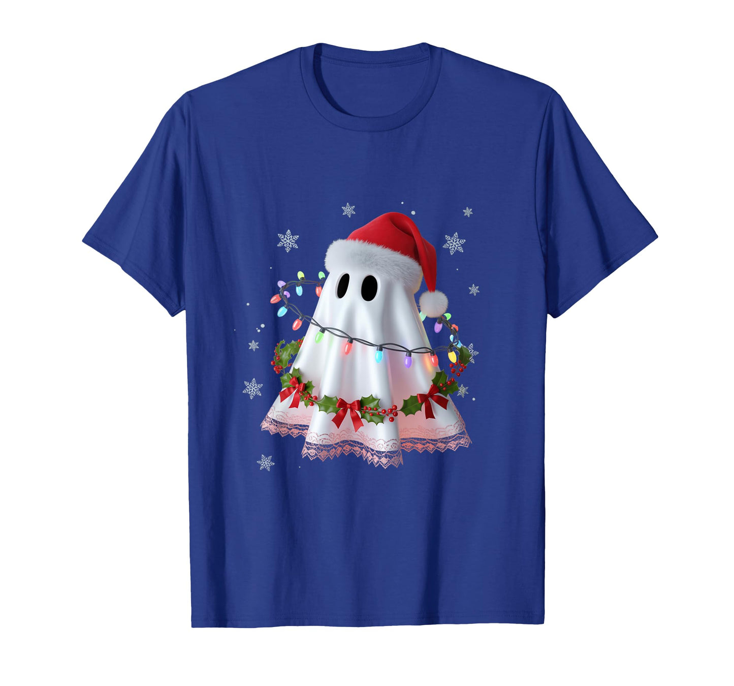 Ghost Christmas Santa Spooky Christmas T-Shirt