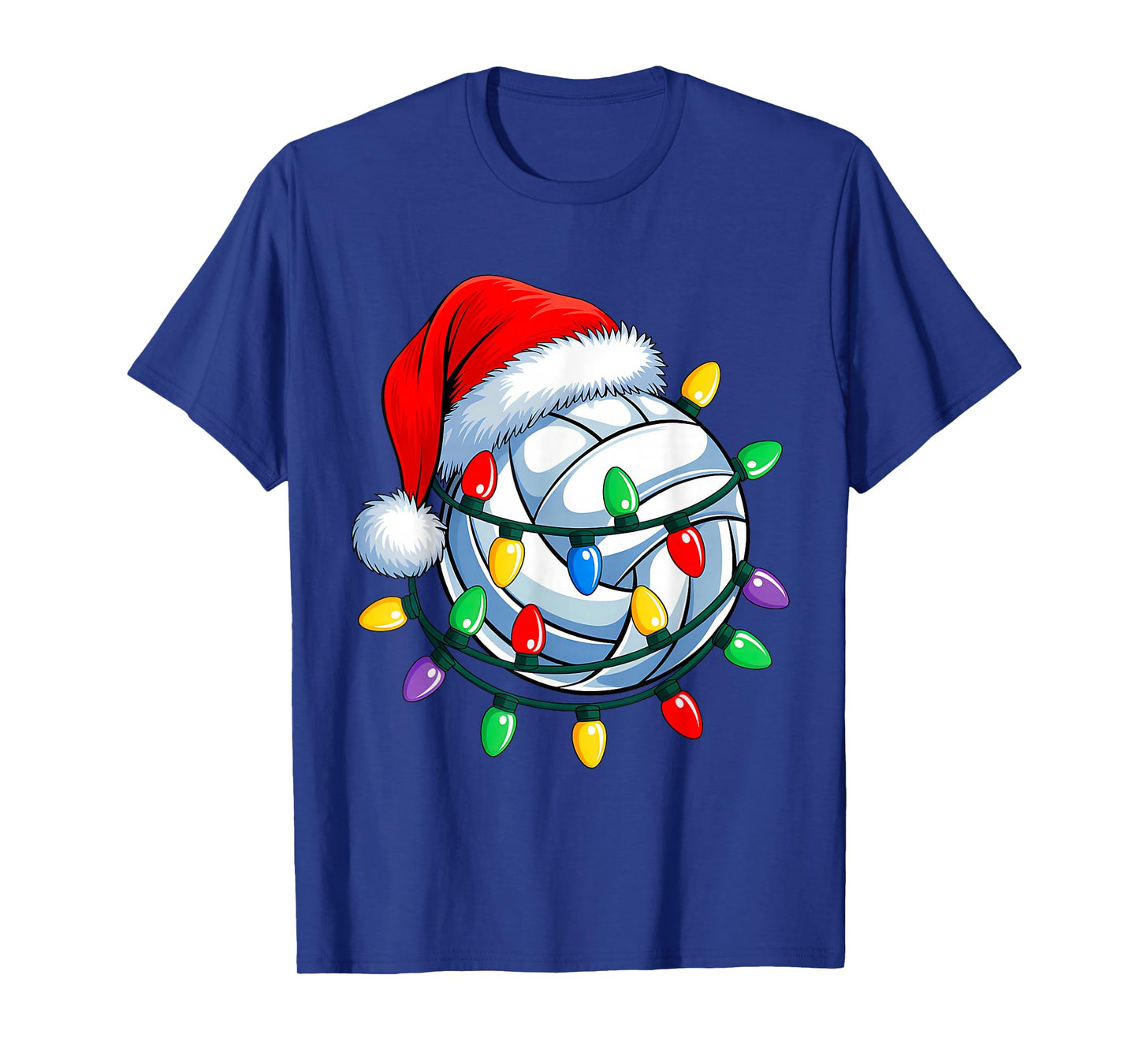Christmas Volleyball Xmas Santa Sports Hat Mens Womens Kids T-Shirt
