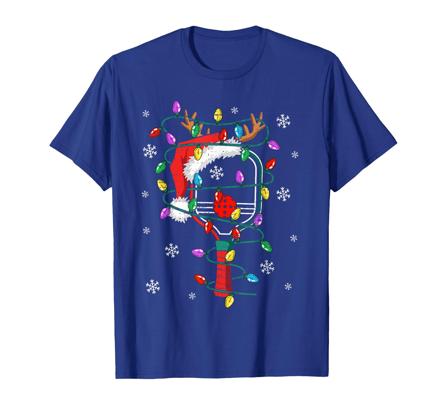 Christmas Pickleball Xmas Santa Sports Hat Mens Womens Kids T-Shirt
