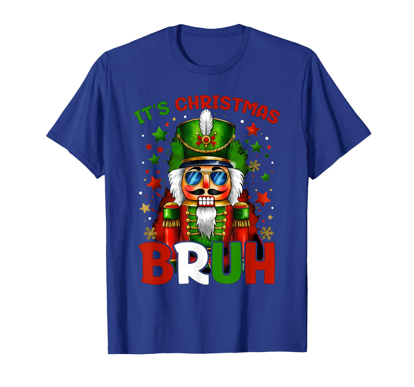 It's Christmas Bruh Nutcracker Boys Kids Xmas Christmas Men T-Shirt