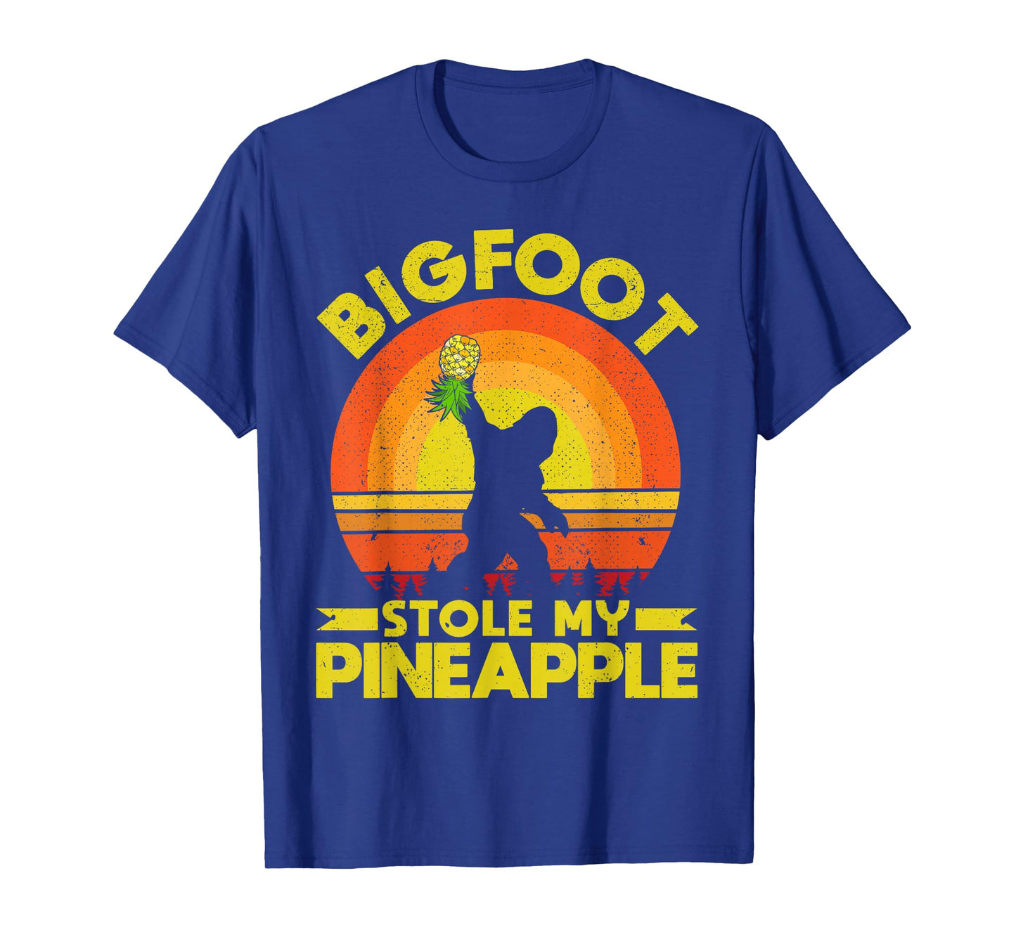 Bigfoot Stole My Pineapple Upside Down Pineapple Swinger T-Shirt
